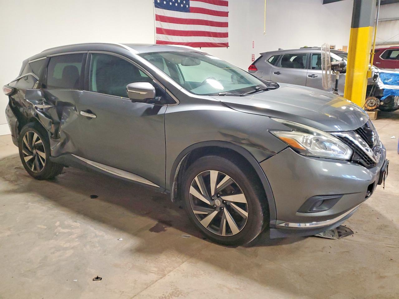 2015 Nissan Murano Platinum Gray vin: 5N1AZ2MH0FN206013