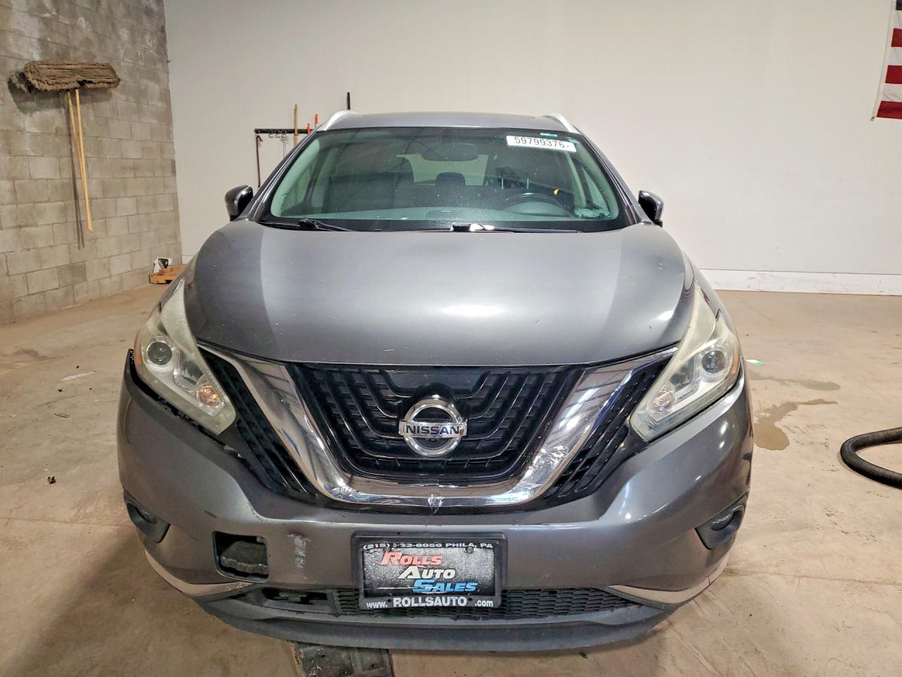2015 Nissan Murano Platinum Gray vin: 5N1AZ2MH0FN206013