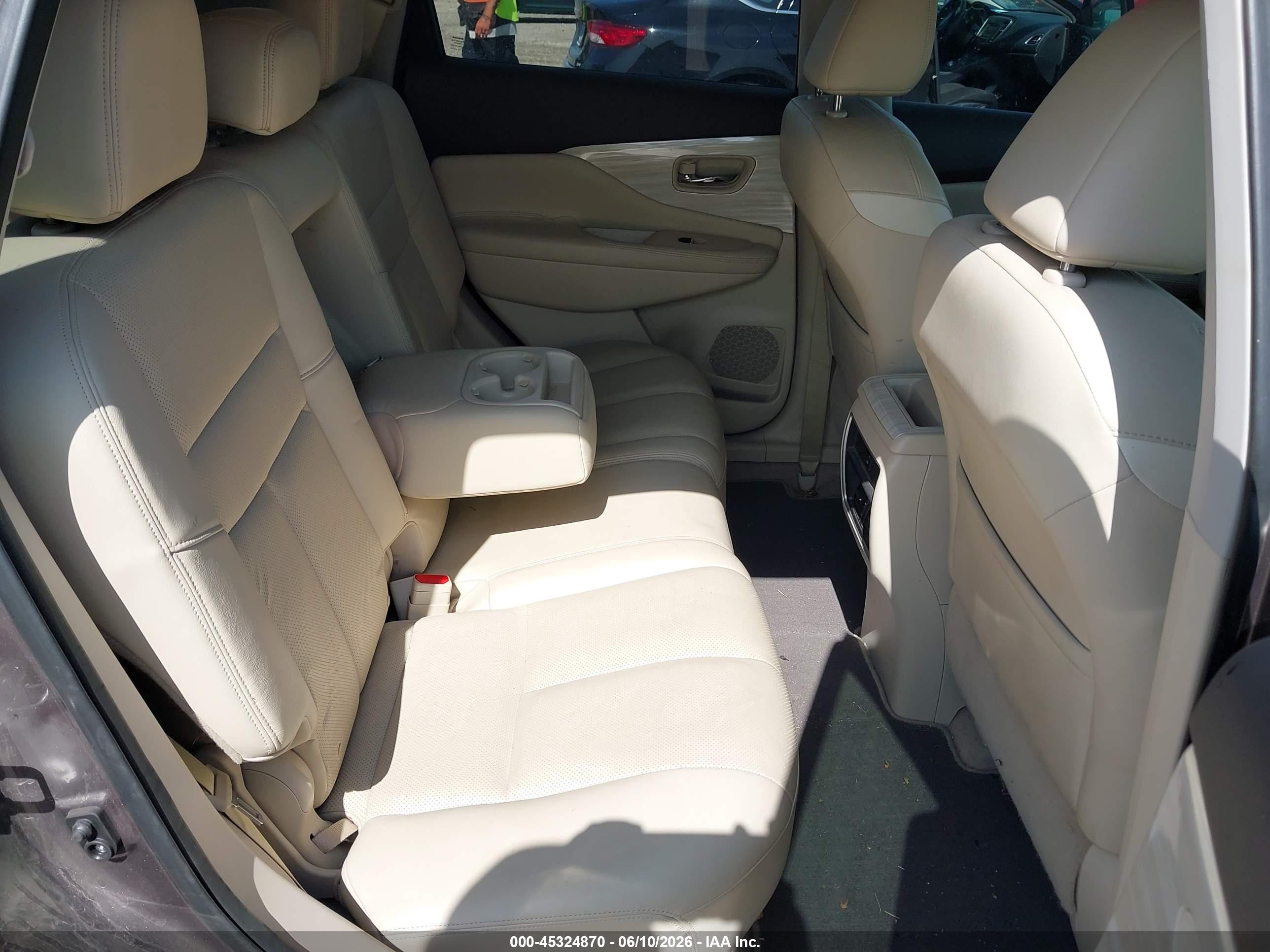 2015 Nissan Murano Sl Коричневый vin: 5N1AZ2MH0FN218307
