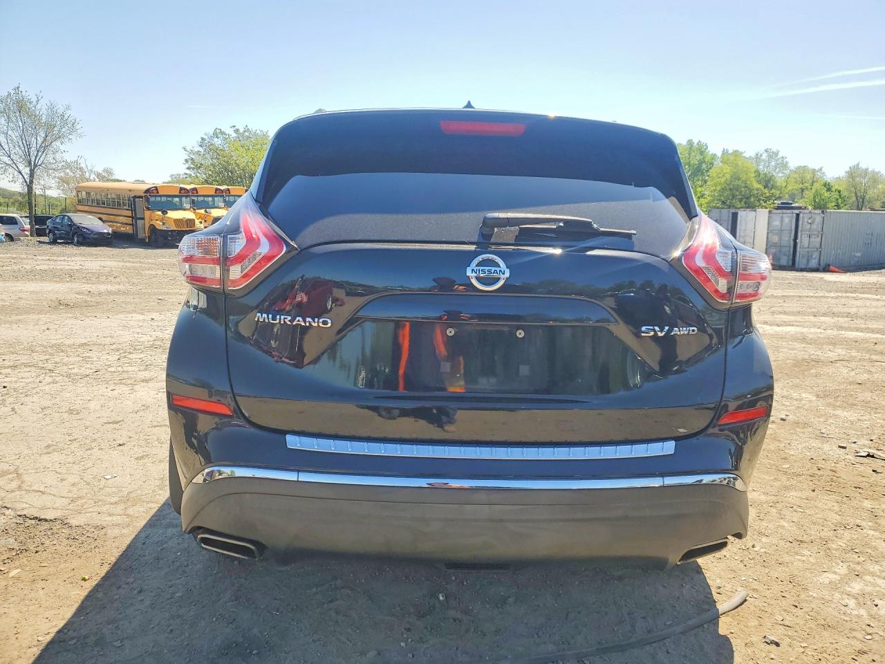 2015 Nissan Murano S Черный vin: 5N1AZ2MH0FN221059