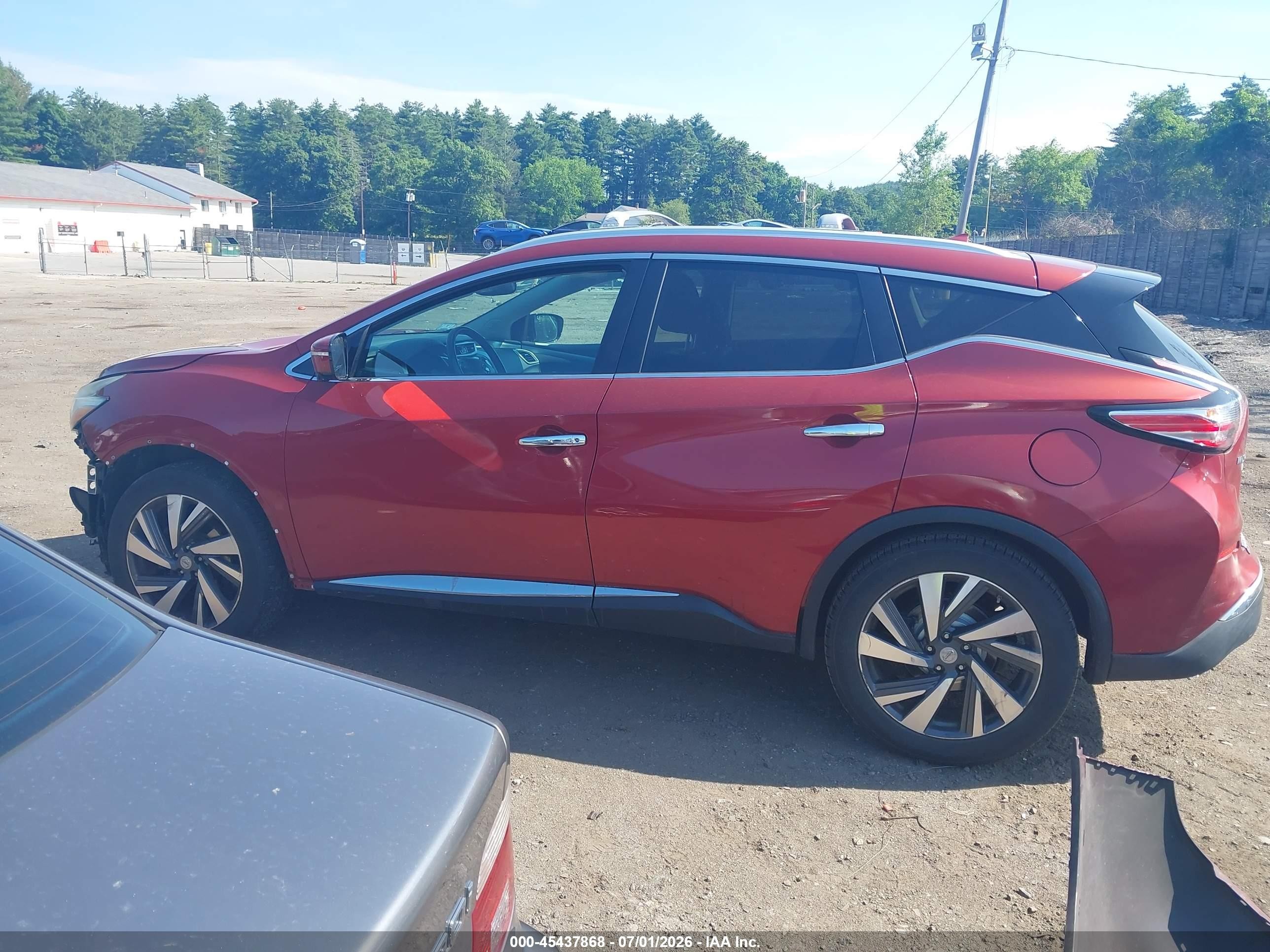 2015 Nissan Murano Platinum Red vin: 5N1AZ2MH0FN257821
