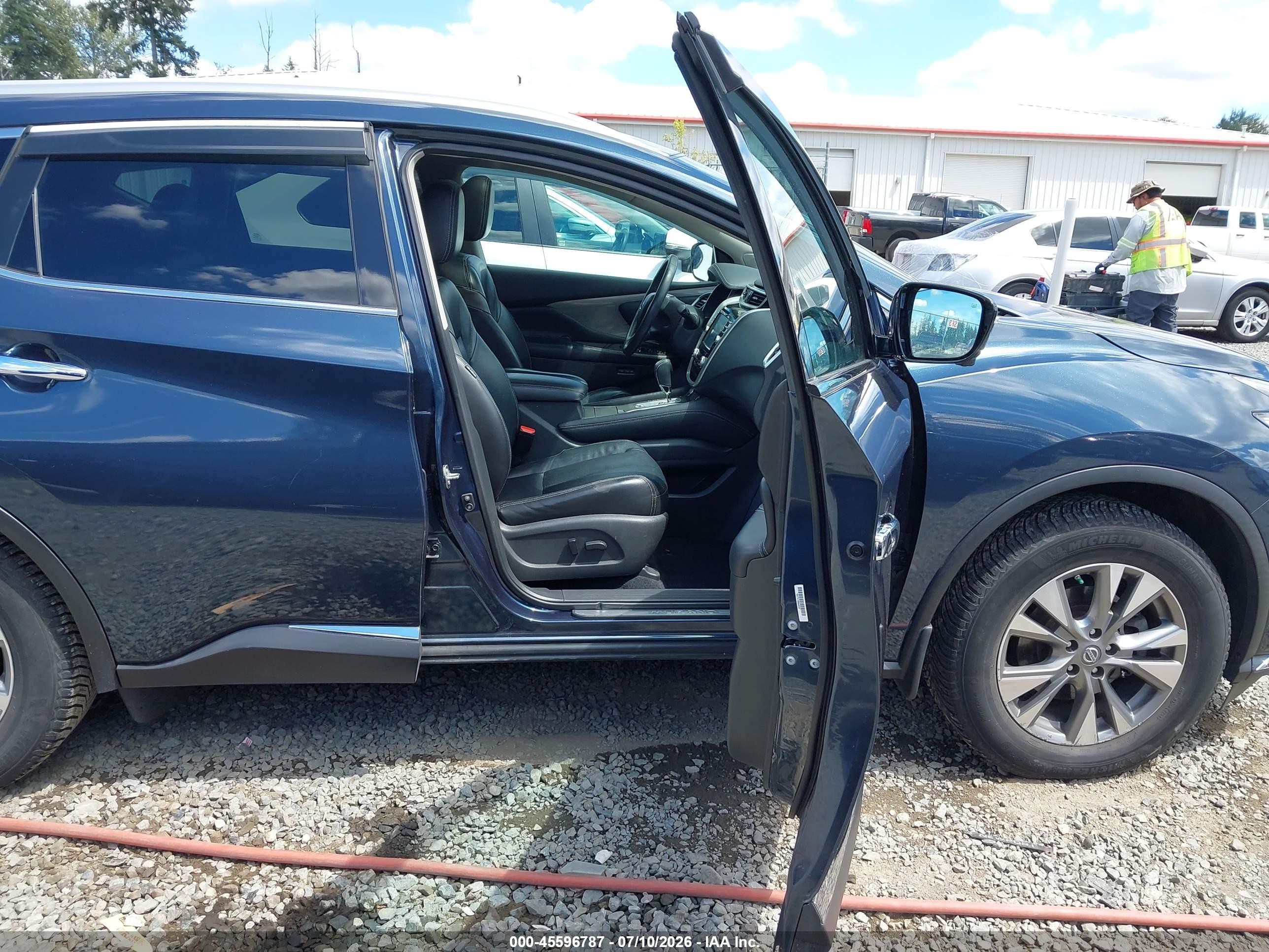 2015 Nissan Murano Platinum/s/sl/sv Dark Blue vin: 5N1AZ2MH0FN259990