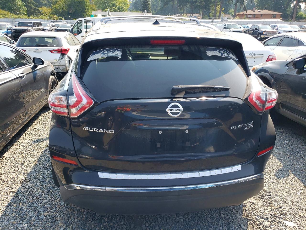 2015 Nissan Murano Platinum Black vin: 5N1AZ2MH0FN268639