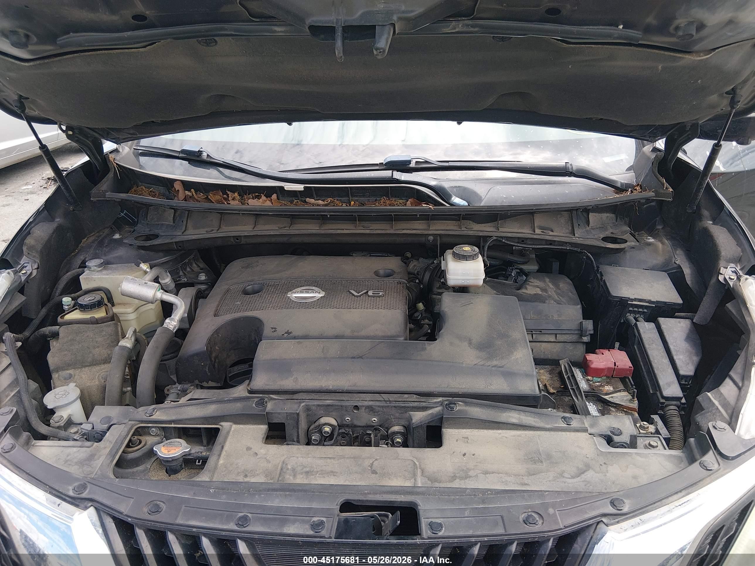 2015 Nissan Murano Sl Black vin: 5N1AZ2MH0FN269659