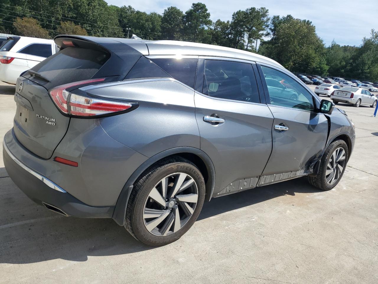 2015 Nissan Murano S Gray vin: 5N1AZ2MH0FN276627
