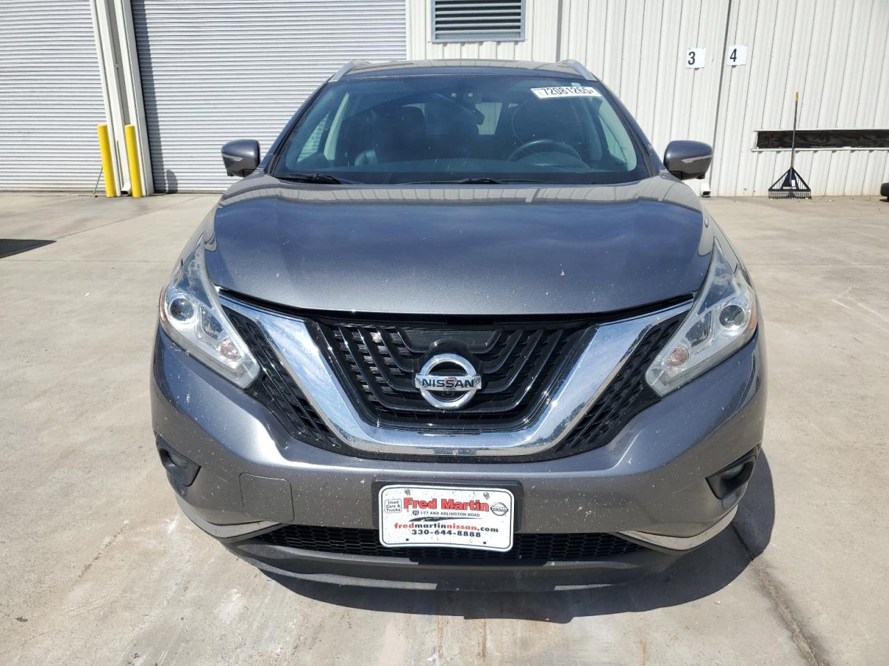 2015 Nissan Murano S Gray vin: 5N1AZ2MH0FN276627