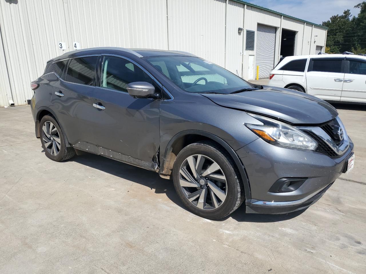 2015 Nissan Murano S Gray vin: 5N1AZ2MH0FN276627