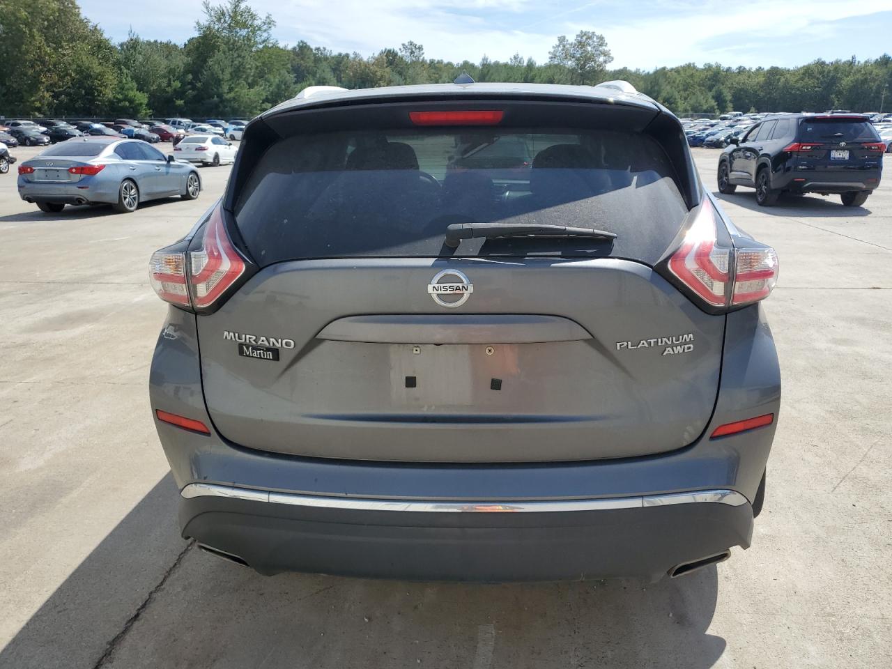2015 Nissan Murano S Gray vin: 5N1AZ2MH0FN276627