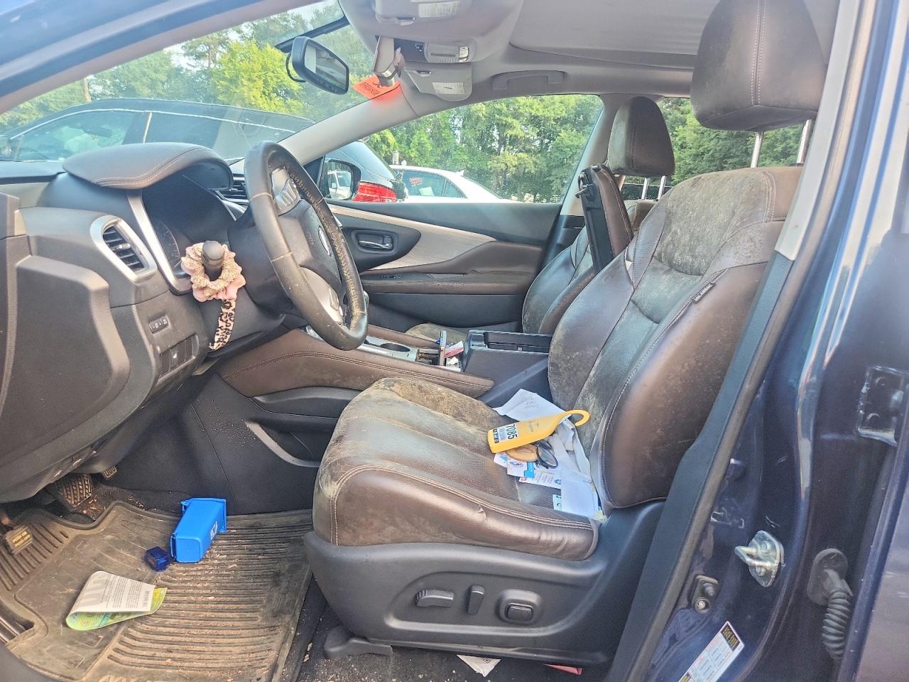 2015 Nissan Murano Sl Blue vin: 5N1AZ2MH0FN277602