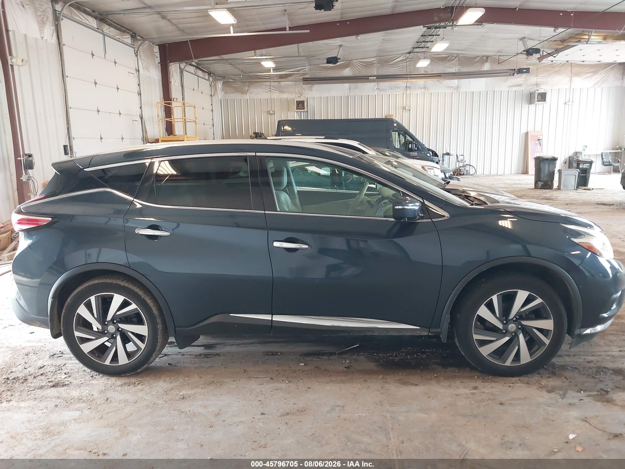 2015 Nissan Murano Platinum Blue vin: 5N1AZ2MH0FN278992