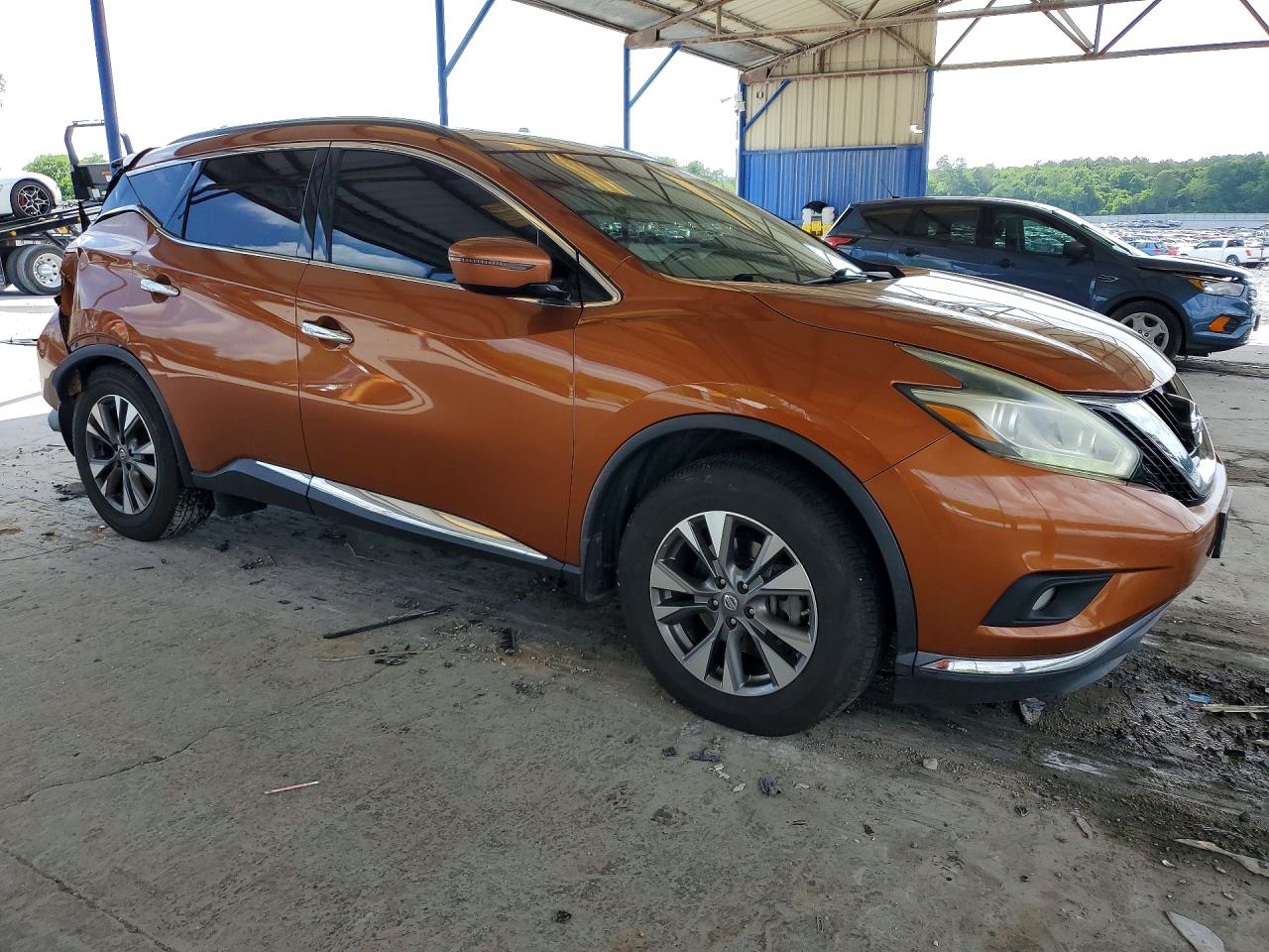 2015 Nissan Murano Sv Orange vin: 5N1AZ2MH0FN285554