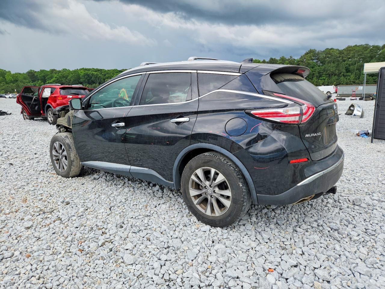 2017 Nissan Murano S Черный vin: 5N1AZ2MH0HN203180