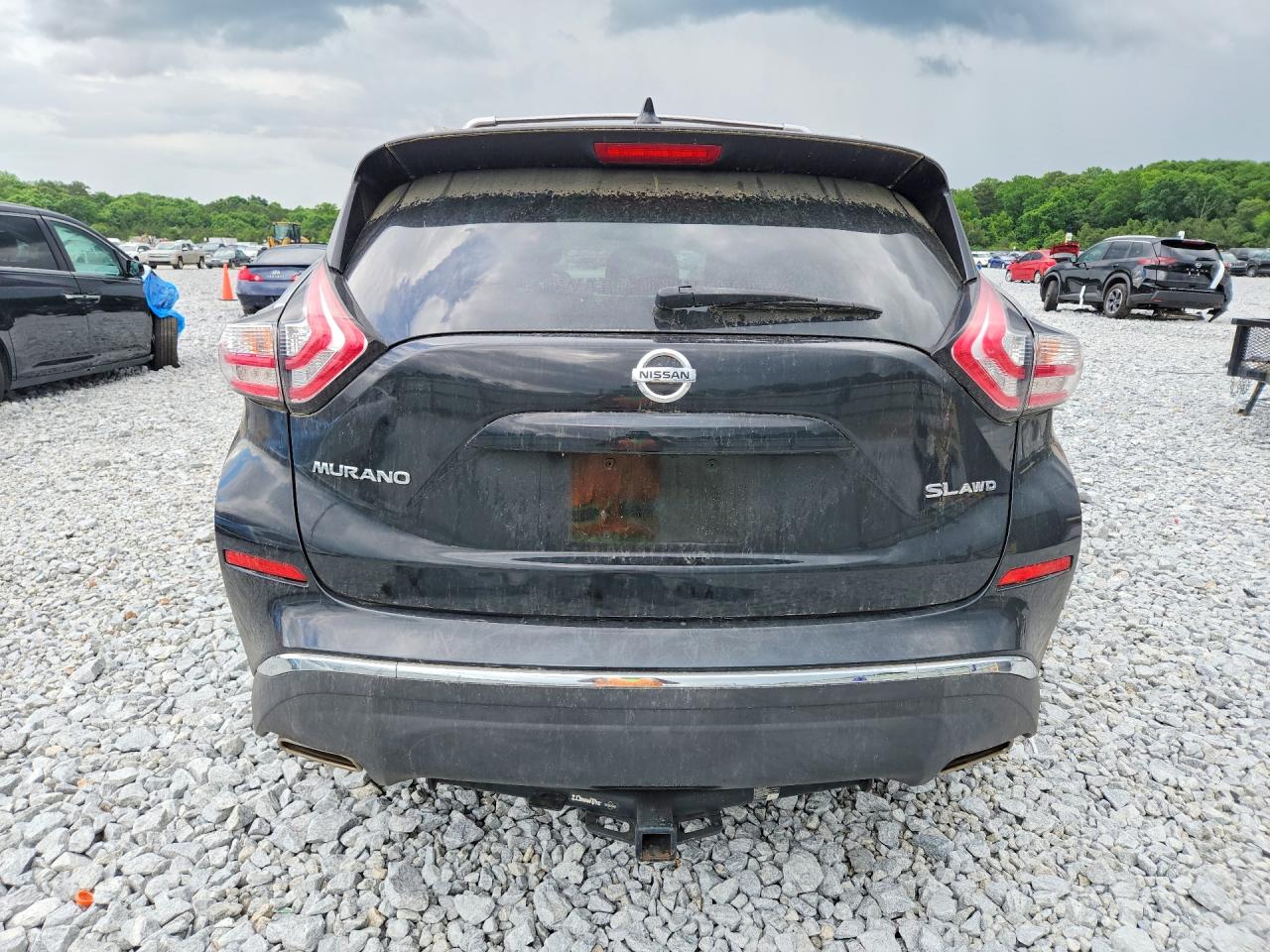 2017 Nissan Murano S Черный vin: 5N1AZ2MH0HN203180