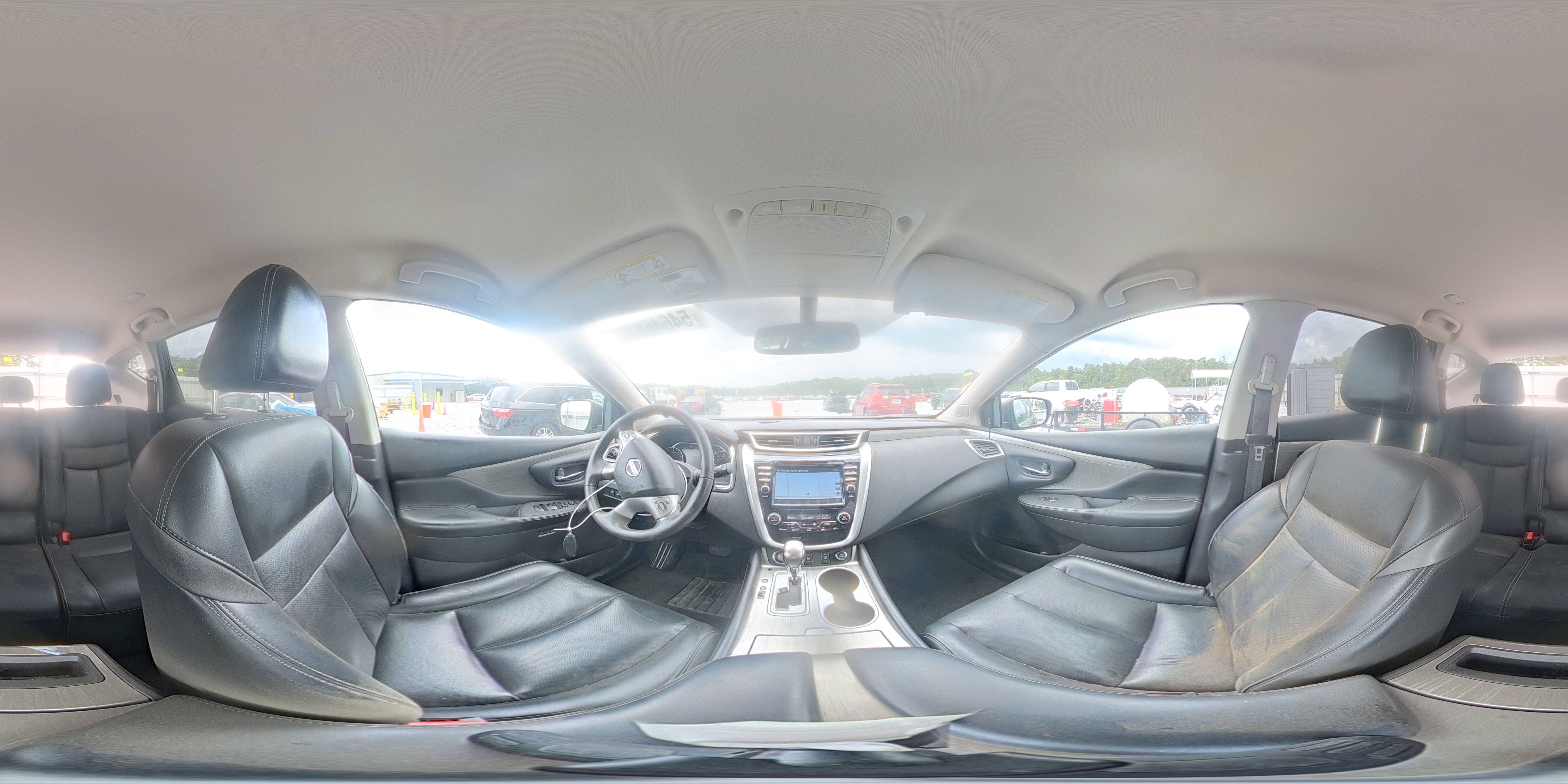 2017 Nissan Murano S Черный vin: 5N1AZ2MH0HN203180