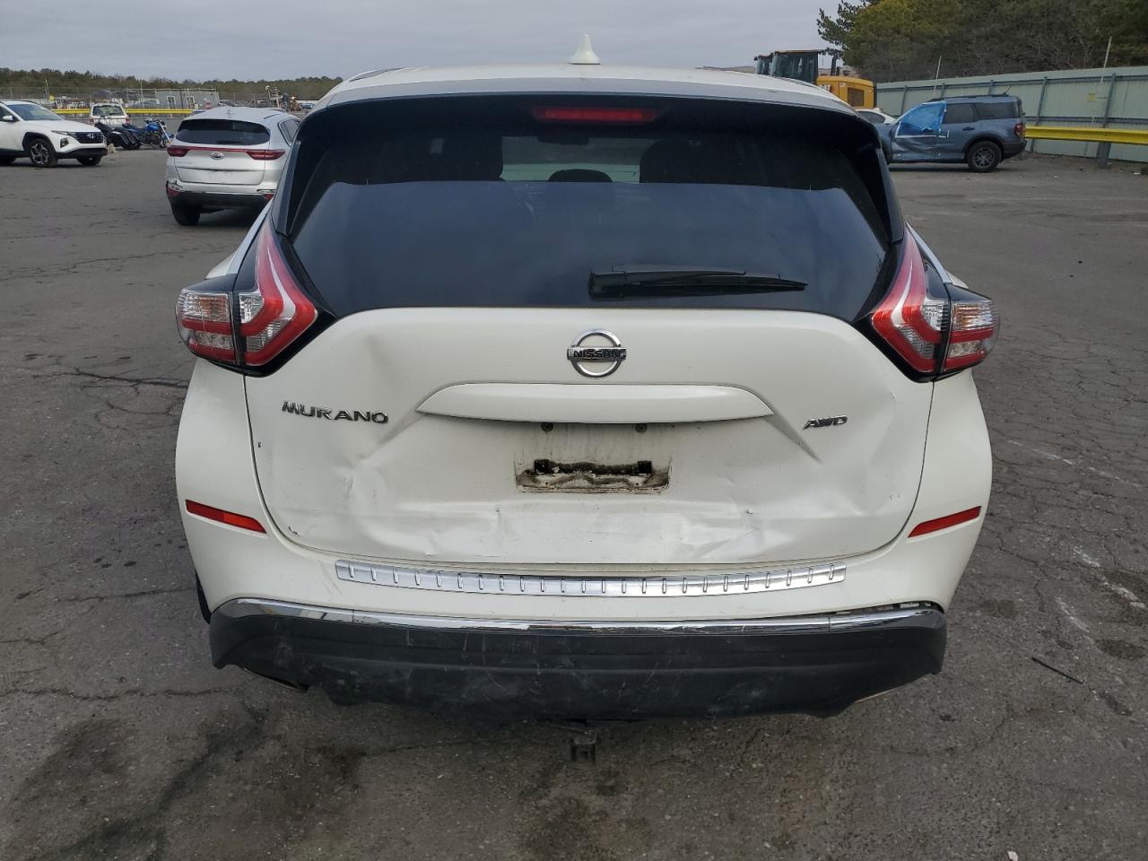 2018 Nissan Murano S Белый vin: 5N1AZ2MH0JN177881