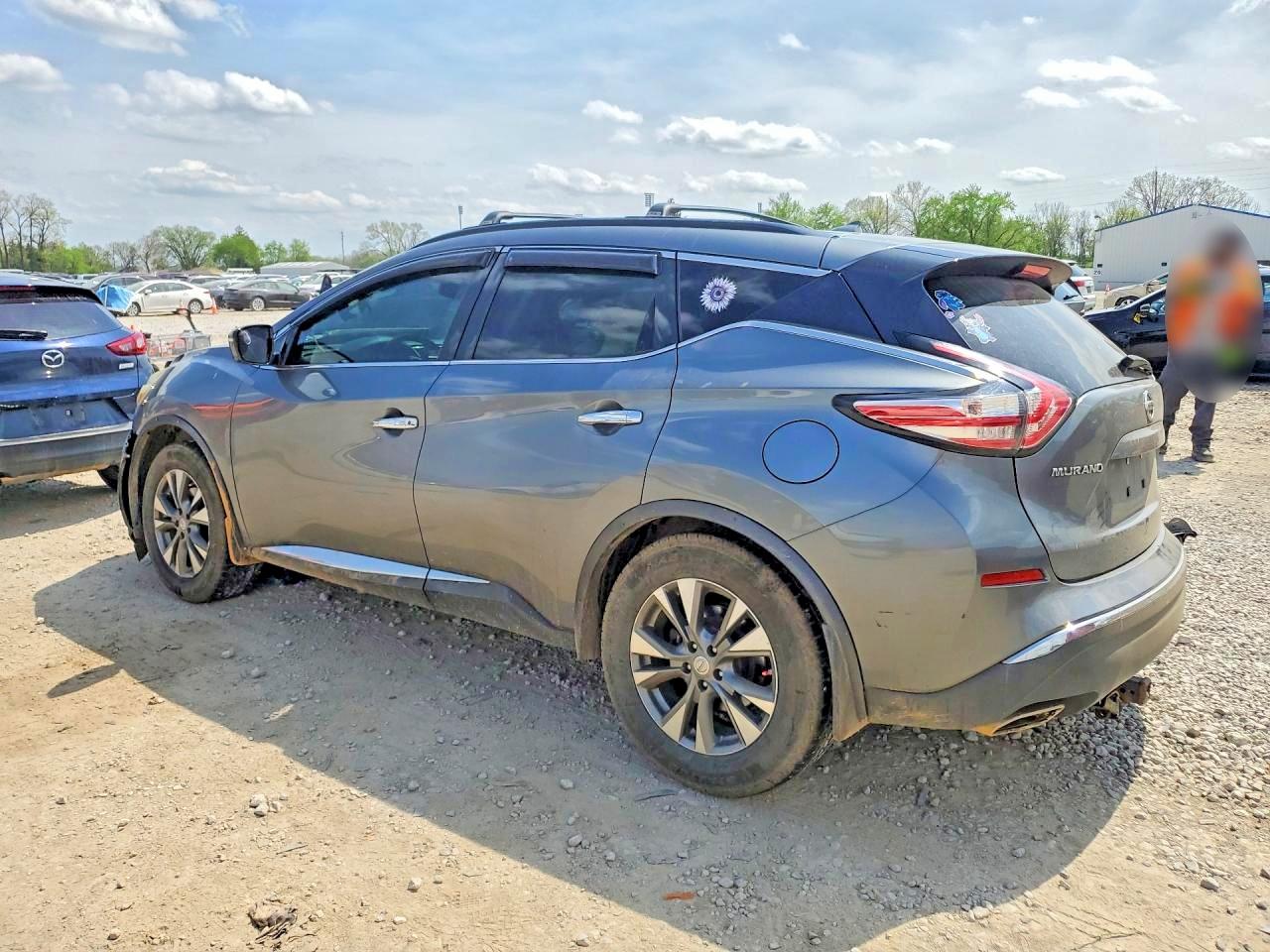 2015 Nissan Murano Sv Gray vin: 5N1AZ2MH1FN214072