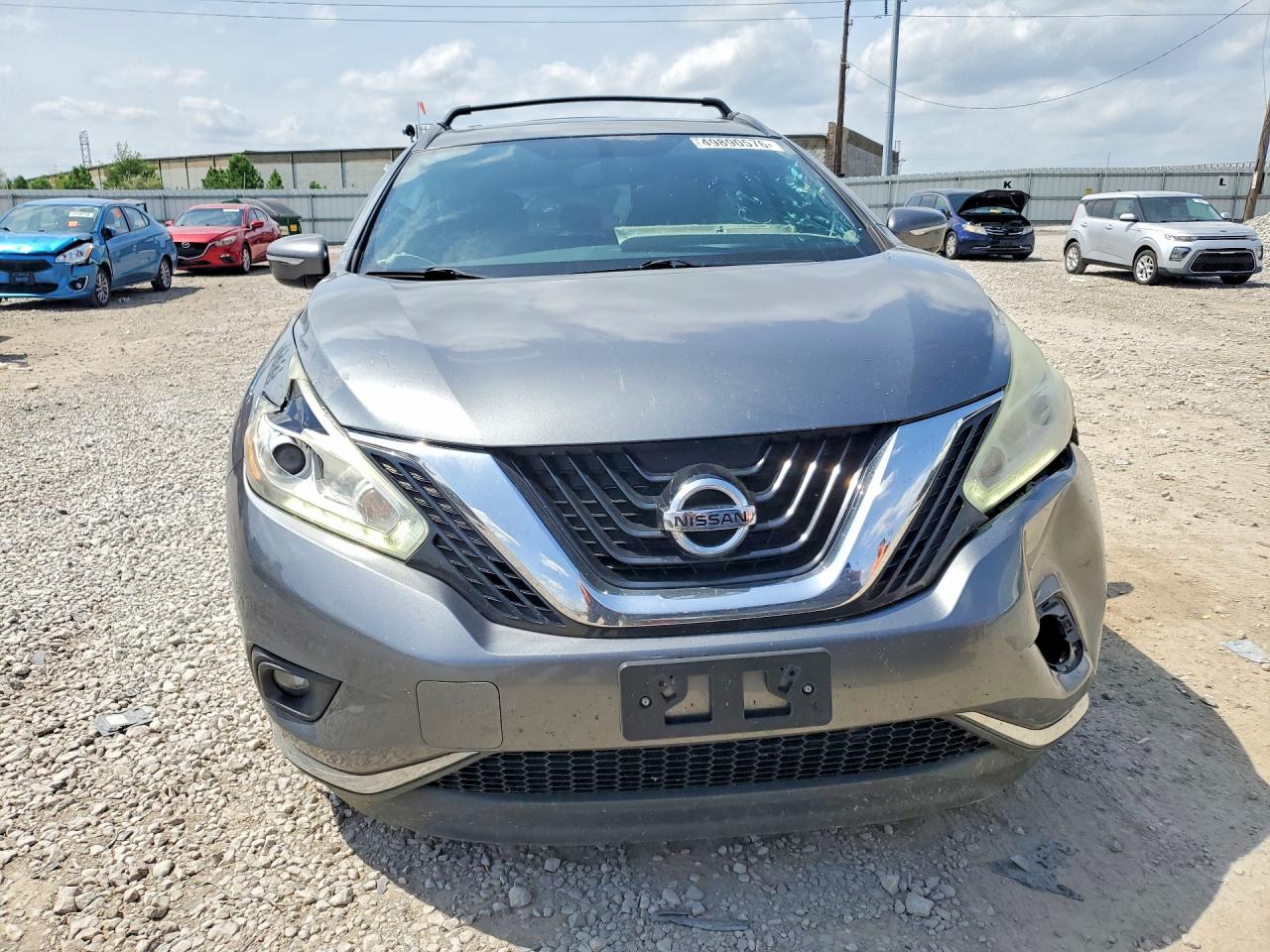 2015 Nissan Murano Sv Gray vin: 5N1AZ2MH1FN214072
