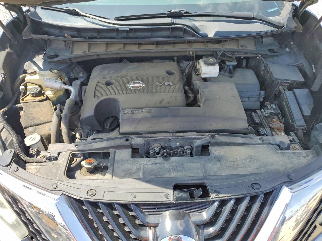 2015 Nissan Murano Sv Gray vin: 5N1AZ2MH1FN214072