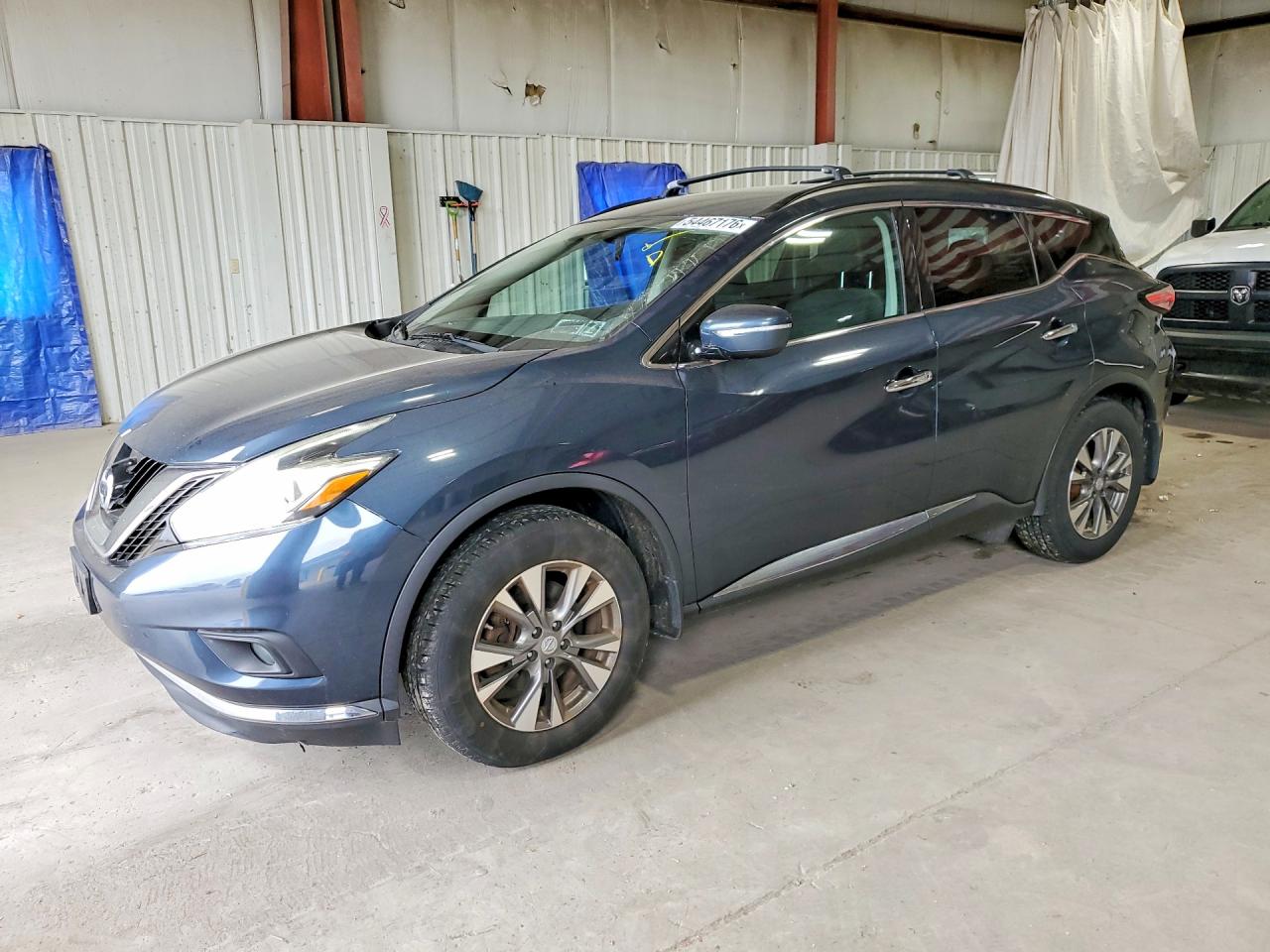2015 Nissan Murano Sv Синий vin: 5N1AZ2MH1FN220518