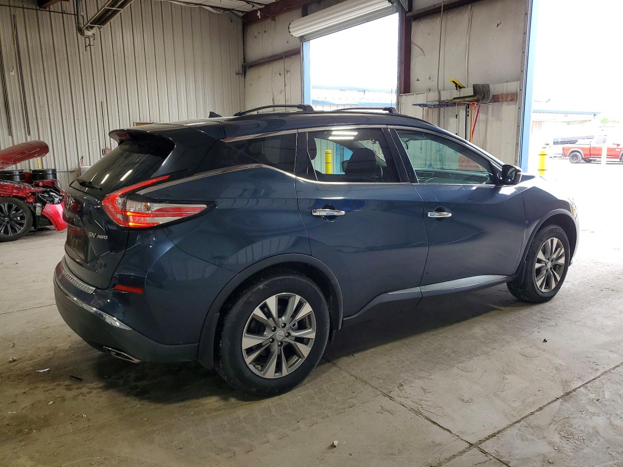 2015 Nissan Murano Sv Blue vin: 5N1AZ2MH1FN220518