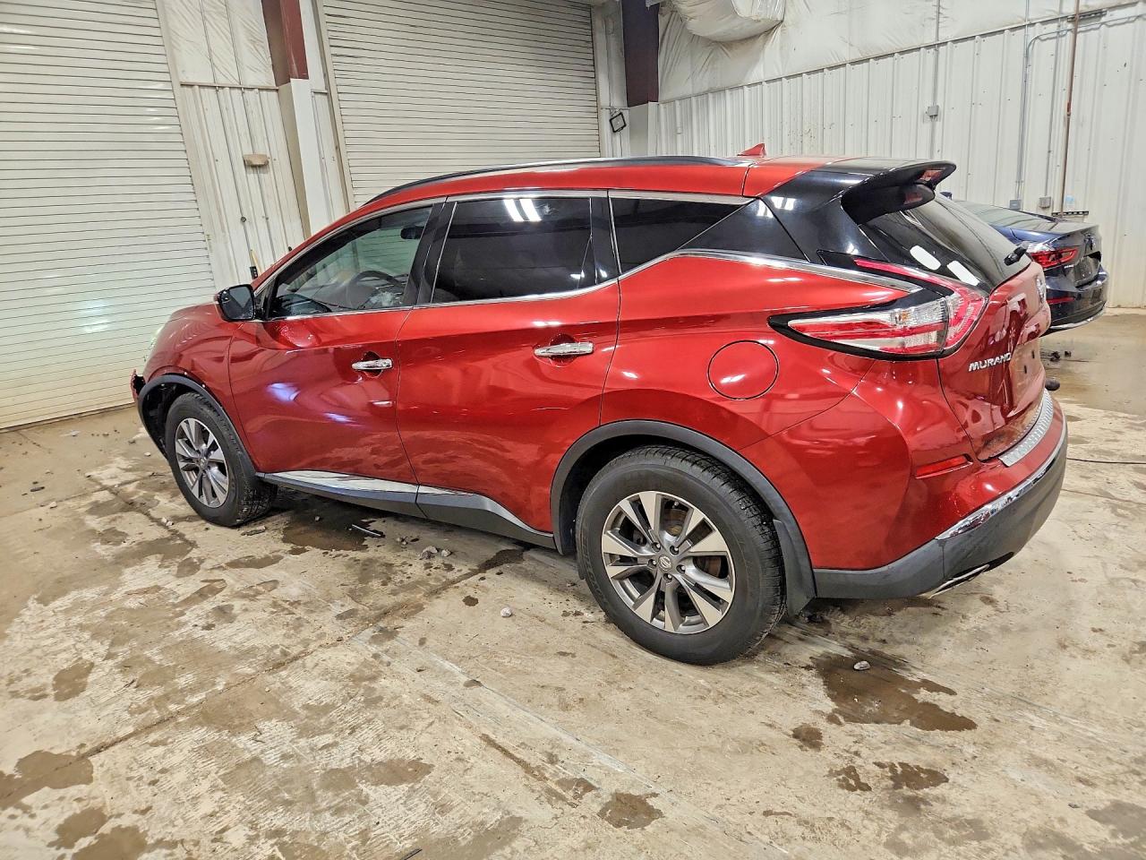 2015 Nissan Murano Sv Burgundy vin: 5N1AZ2MH1FN224617
