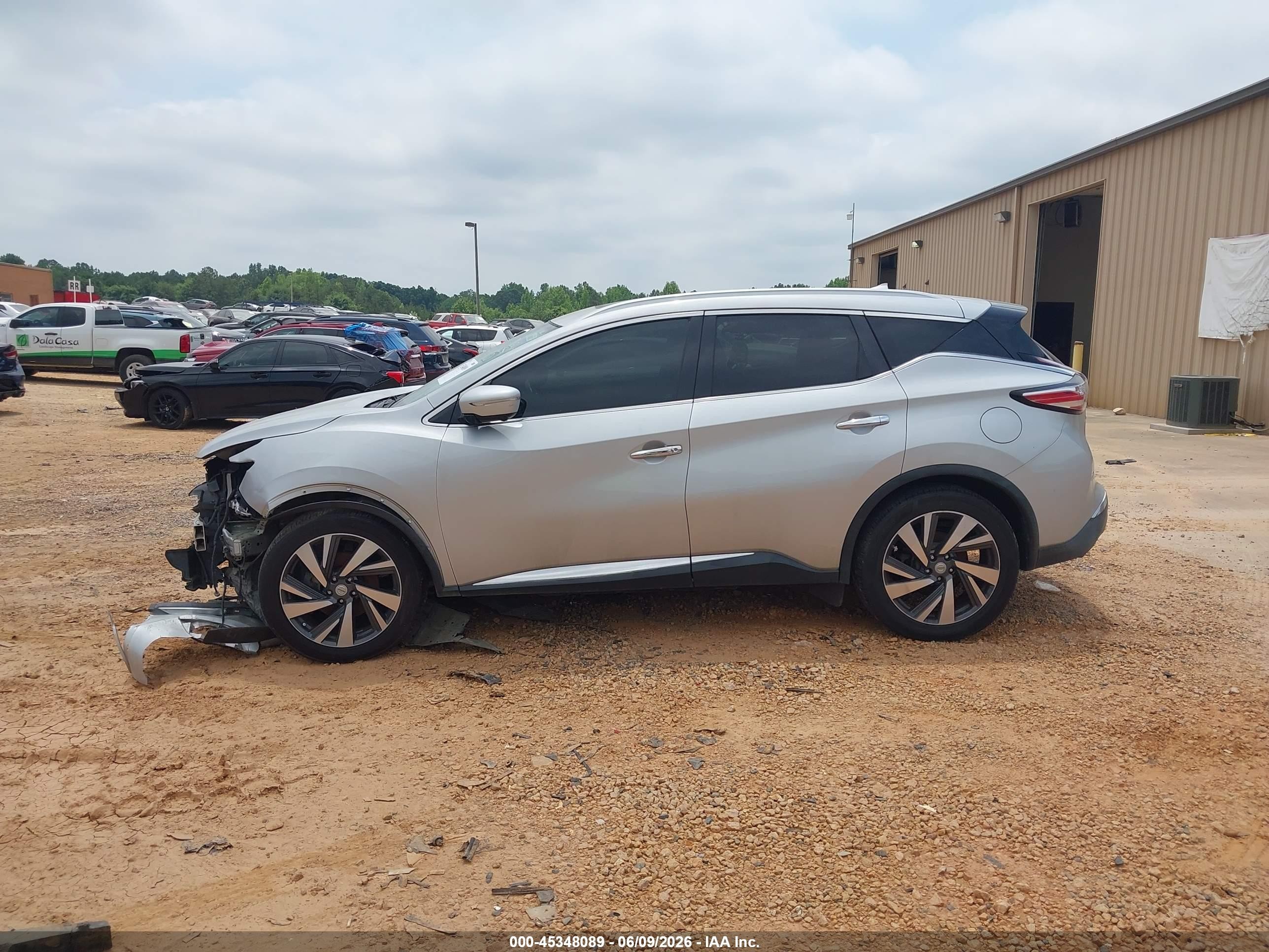 2015 Nissan Murano Platinum Silver vin: 5N1AZ2MH1FN227209