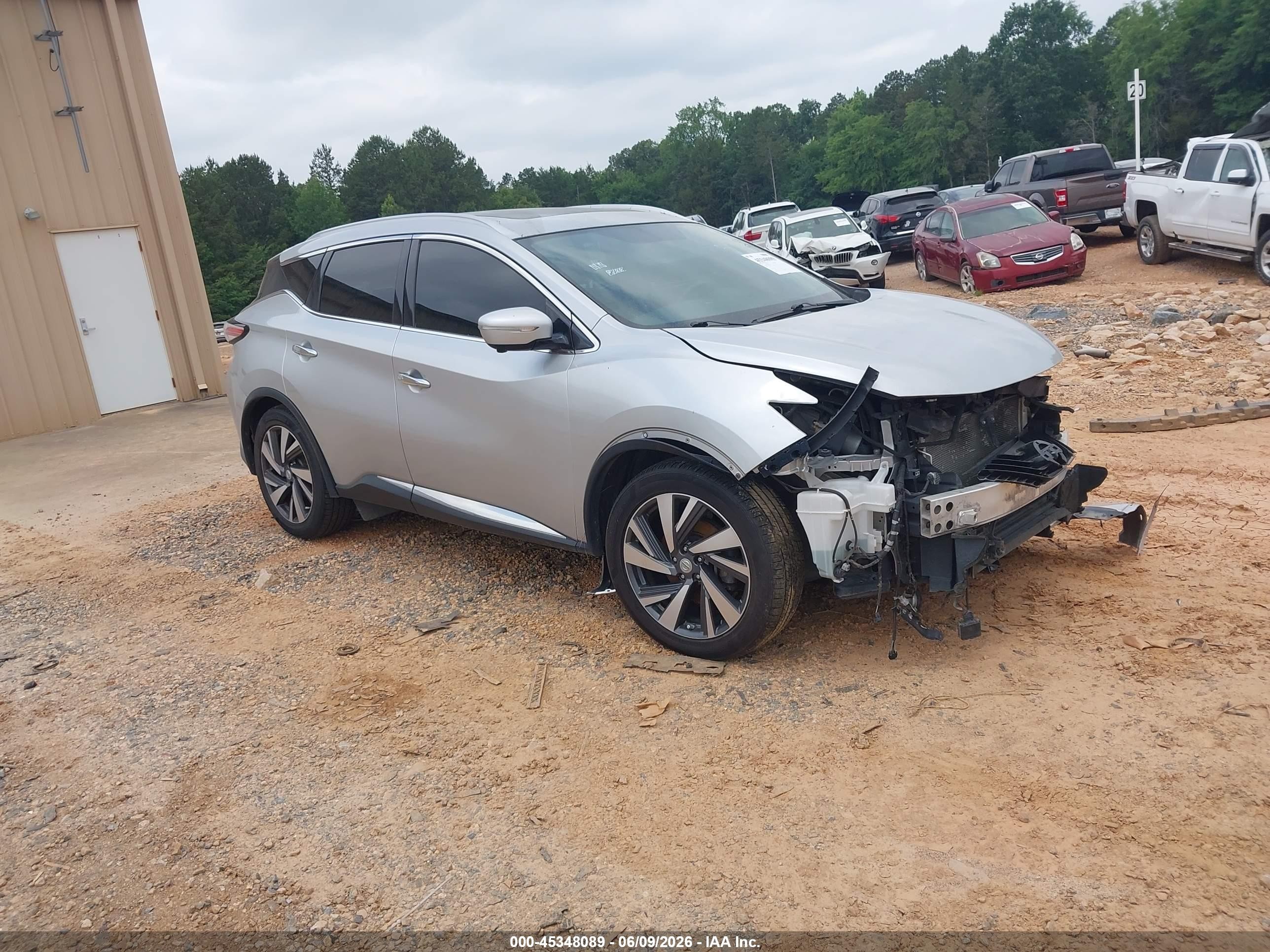 2015 Nissan Murano Platinum Silver vin: 5N1AZ2MH1FN227209