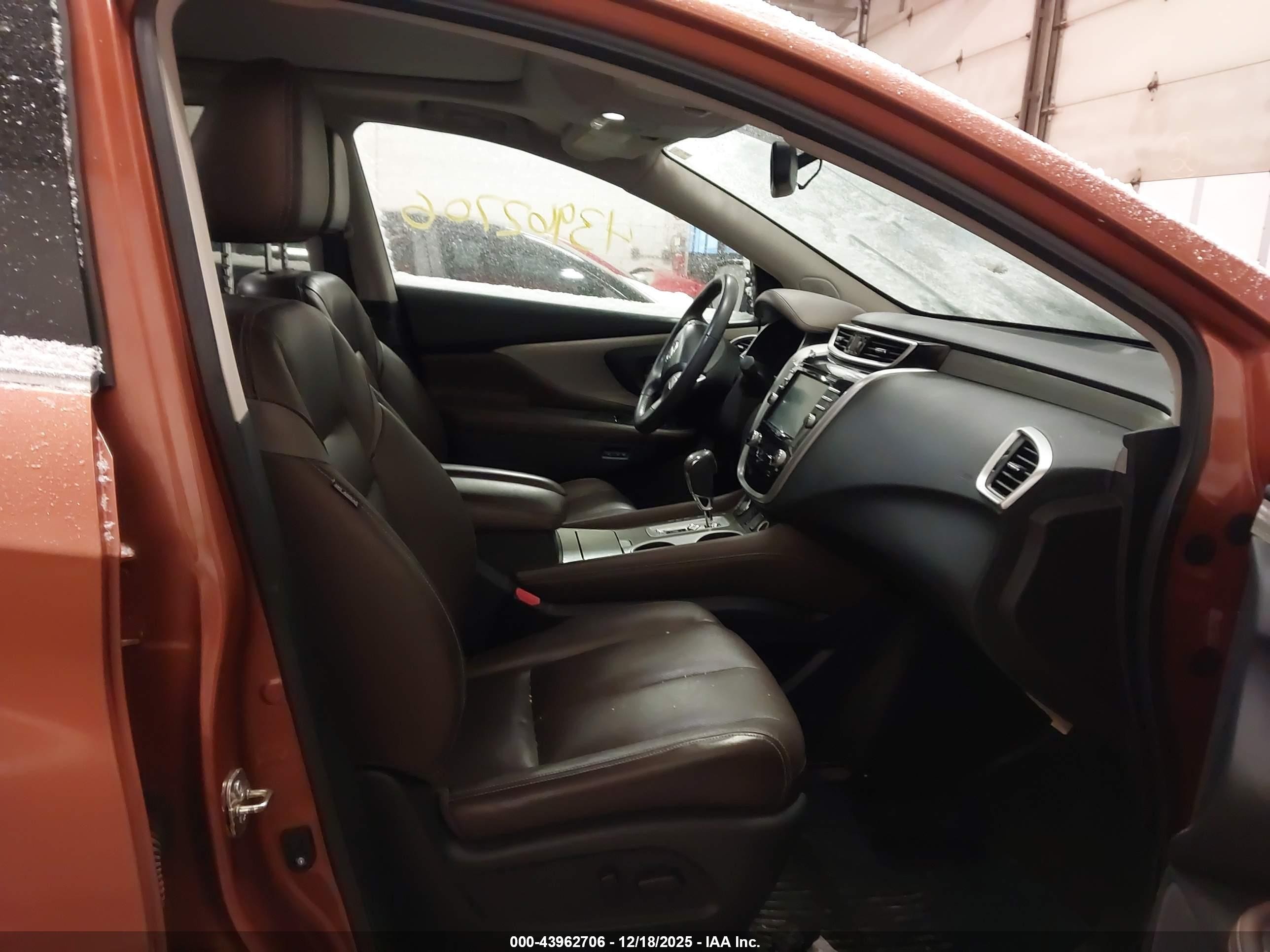 2015 Nissan Murano Sl Orange vin: 5N1AZ2MH1FN227467