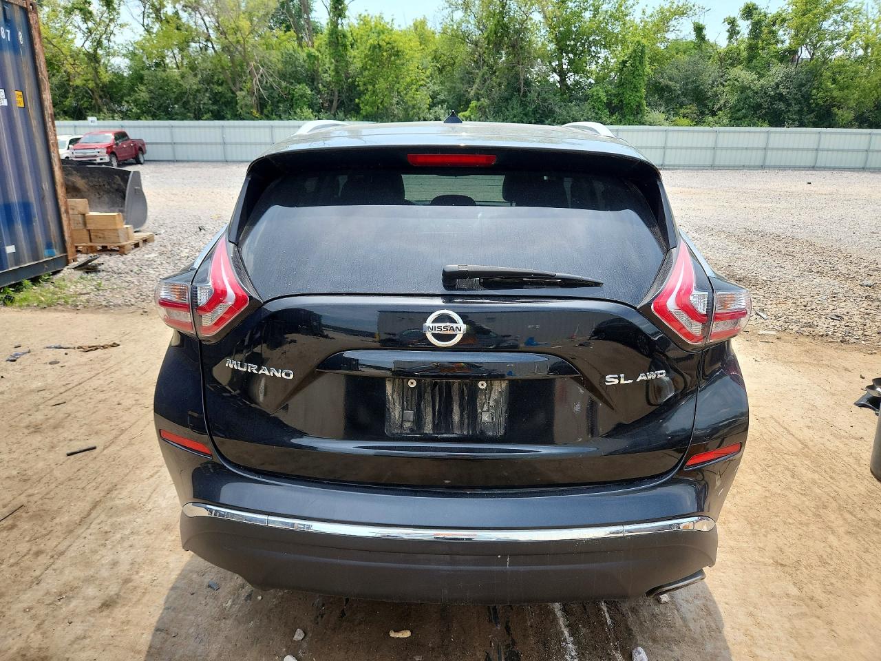 2015 Nissan Murano Sl Черный vin: 5N1AZ2MH1FN258041