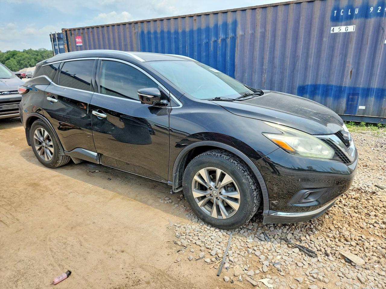 2015 Nissan Murano Sl Черный vin: 5N1AZ2MH1FN258041