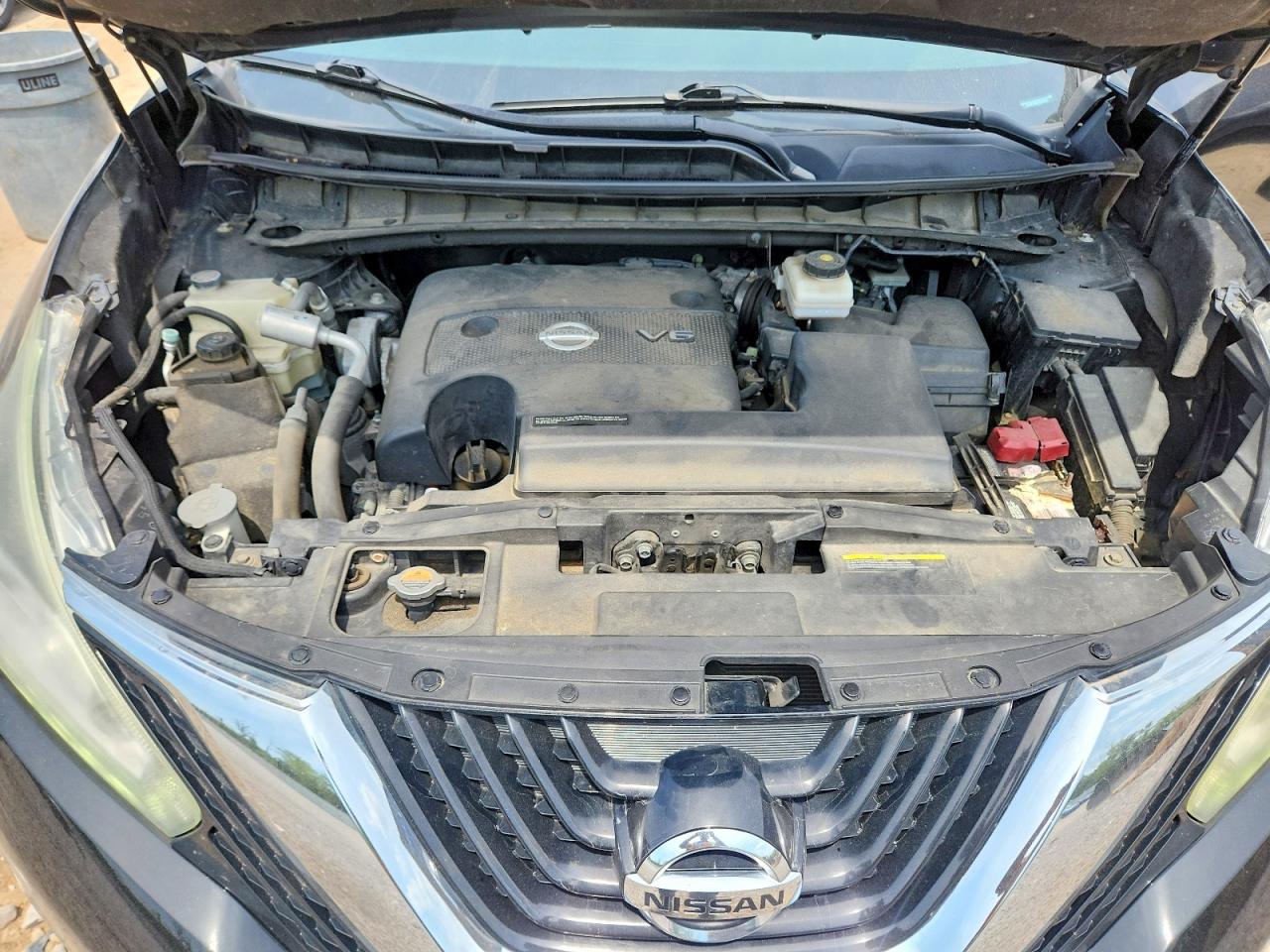 2015 Nissan Murano Sl Черный vin: 5N1AZ2MH1FN258041