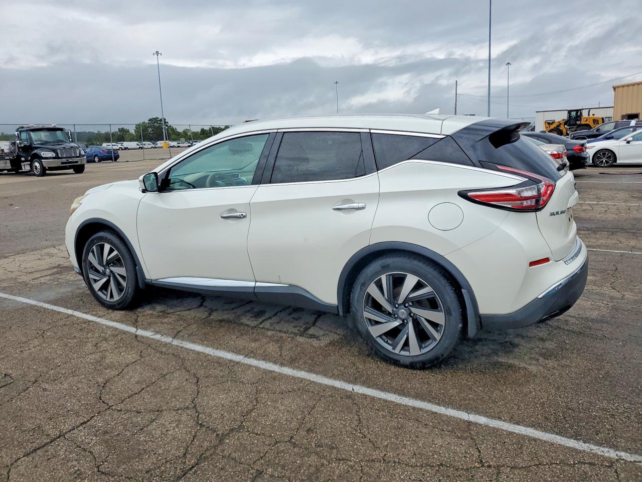2015 Nissan Murano Platinum White vin: 5N1AZ2MH1FN259917