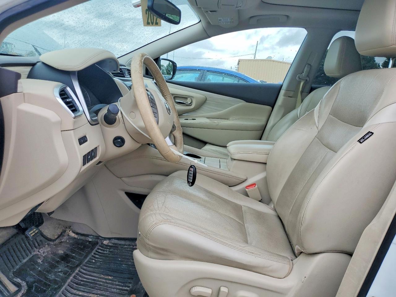 2015 Nissan Murano Platinum White vin: 5N1AZ2MH1FN259917