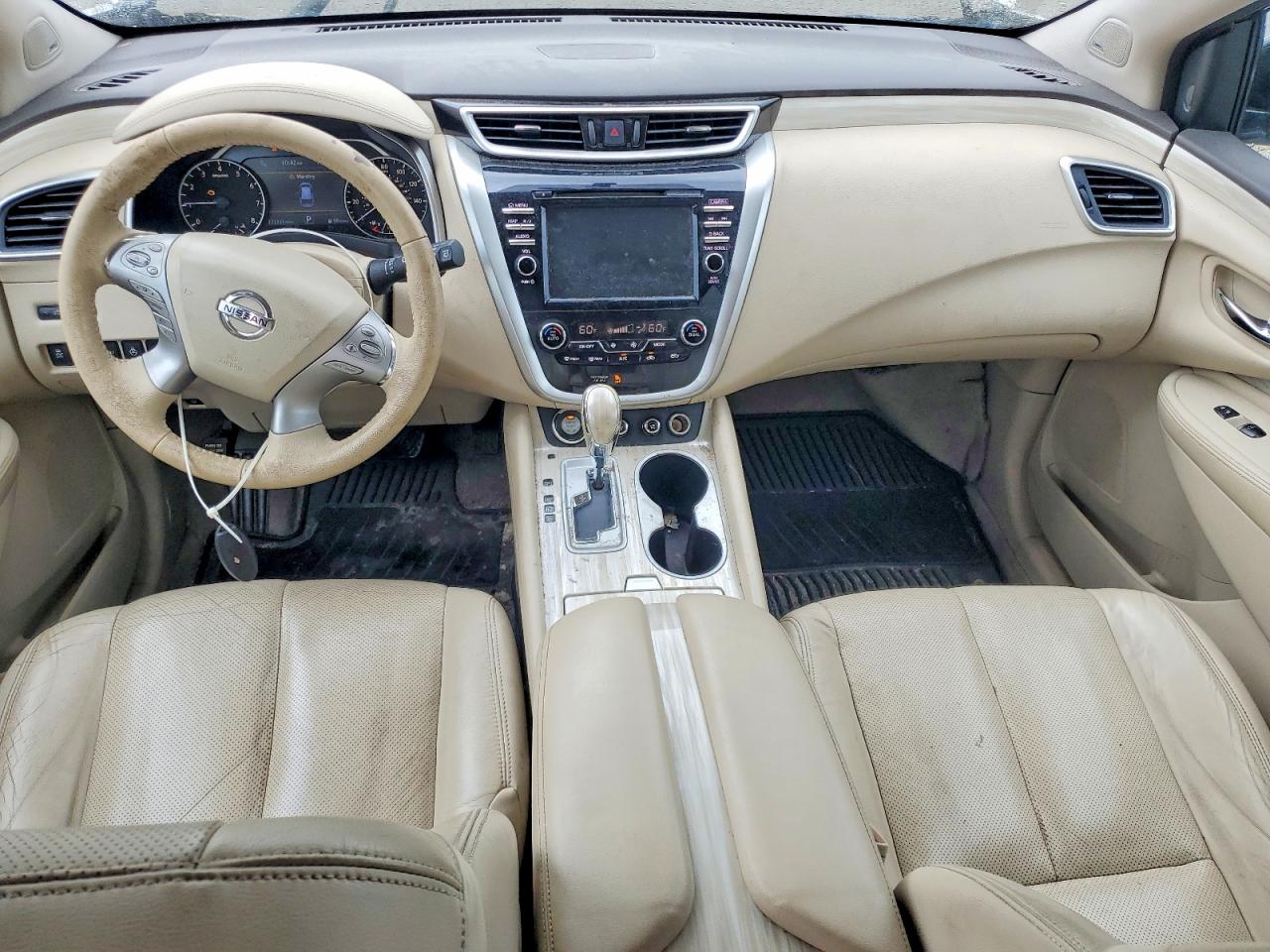 2015 Nissan Murano Platinum White vin: 5N1AZ2MH1FN259917