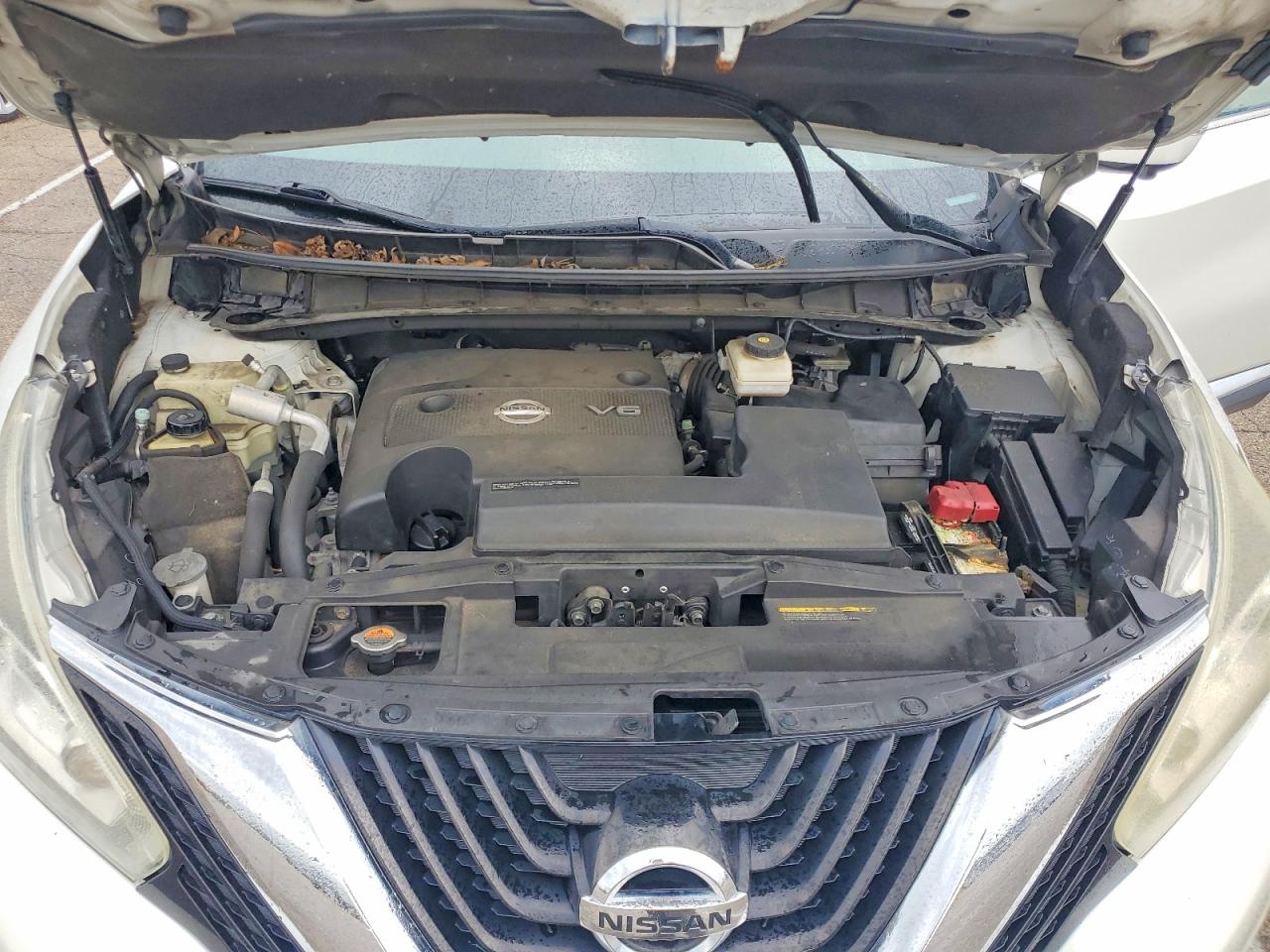 2015 Nissan Murano Platinum White vin: 5N1AZ2MH1FN259917