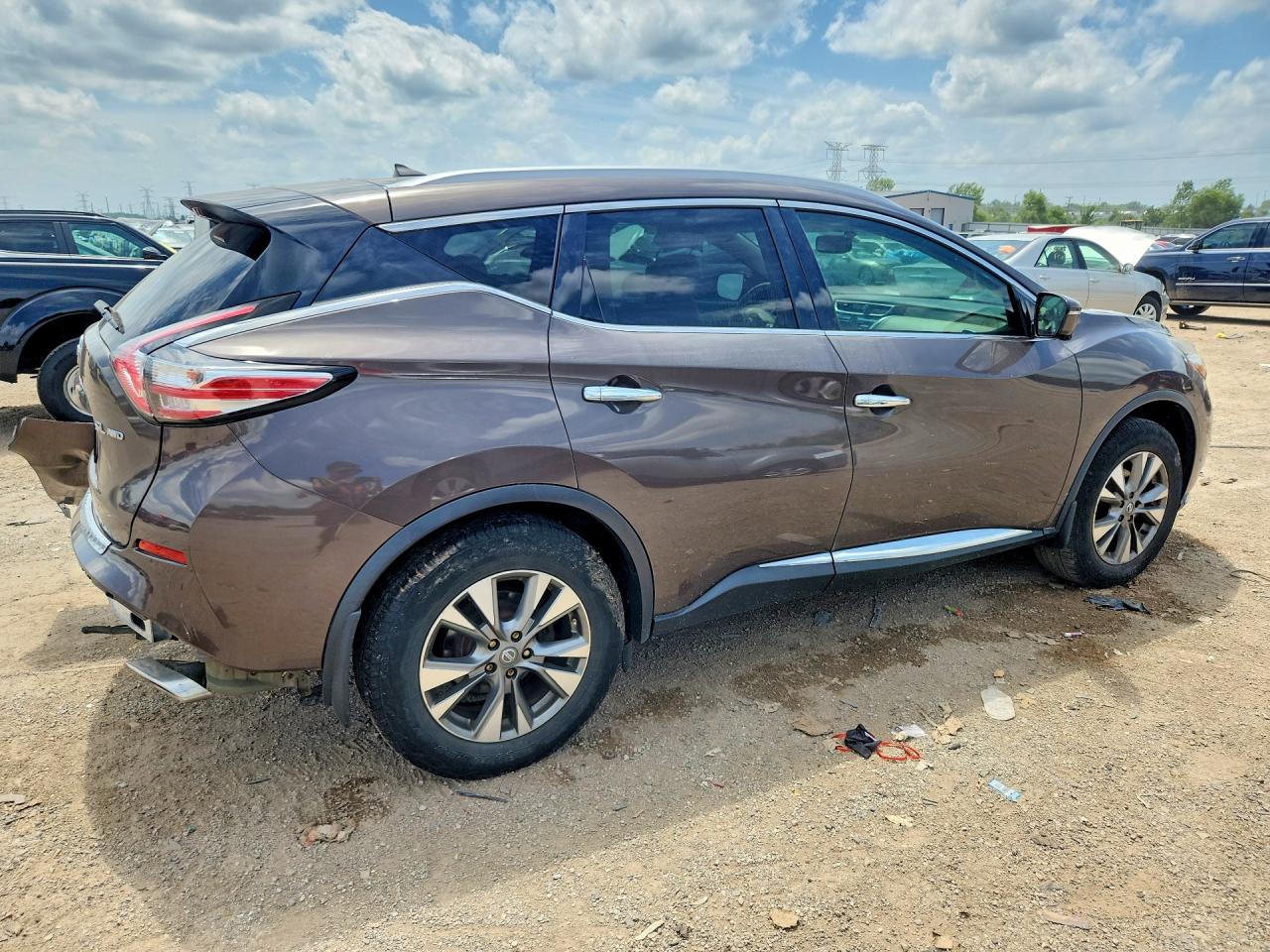 2015 Nissan Murano S Gray vin: 5N1AZ2MH1FN268746