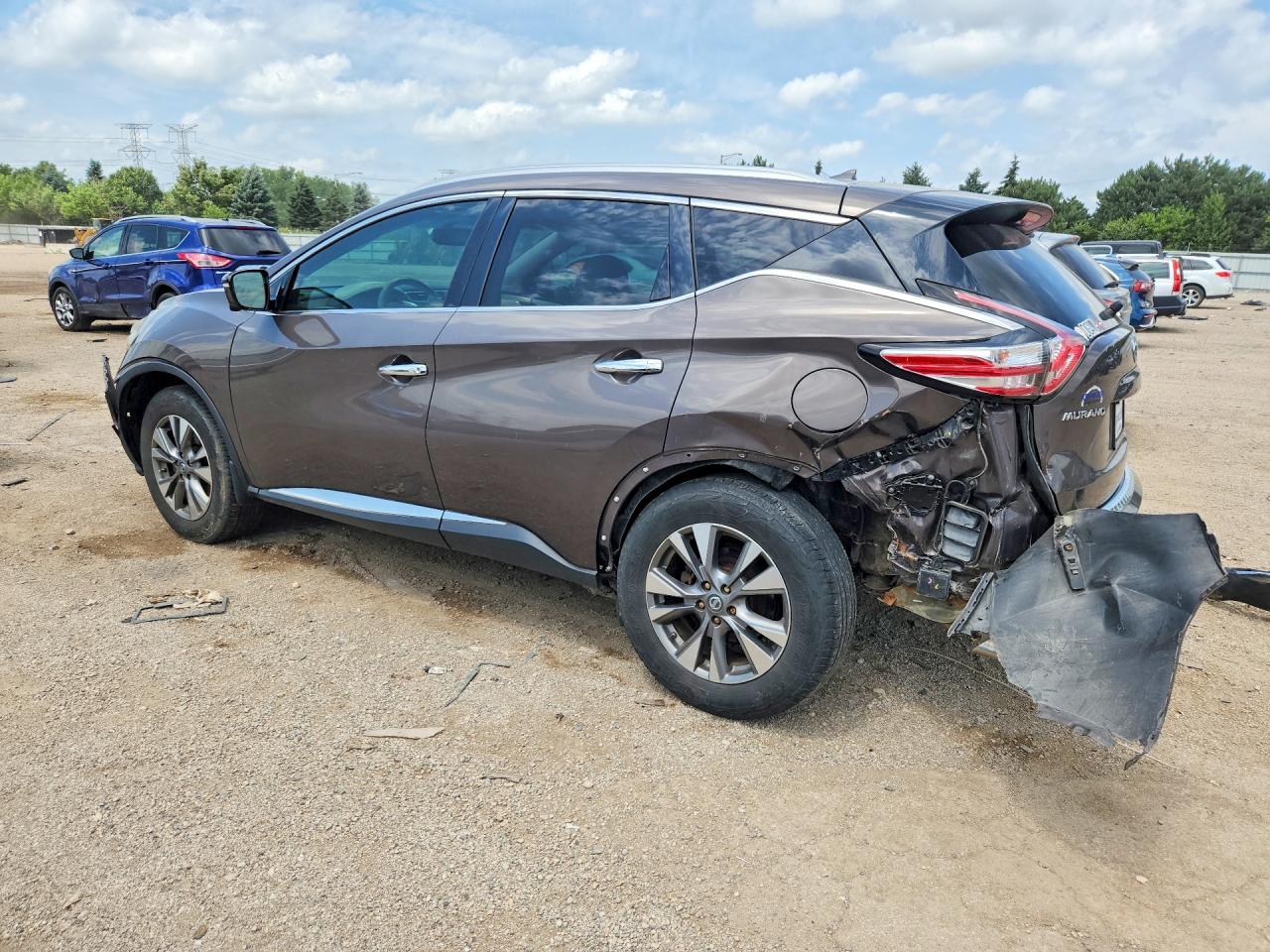 2015 Nissan Murano S Gray vin: 5N1AZ2MH1FN268746
