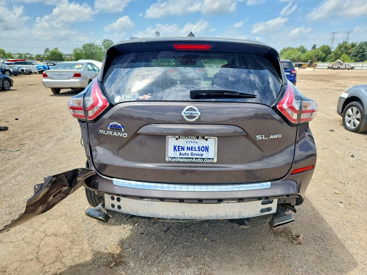 2015 Nissan Murano S Gray vin: 5N1AZ2MH1FN268746