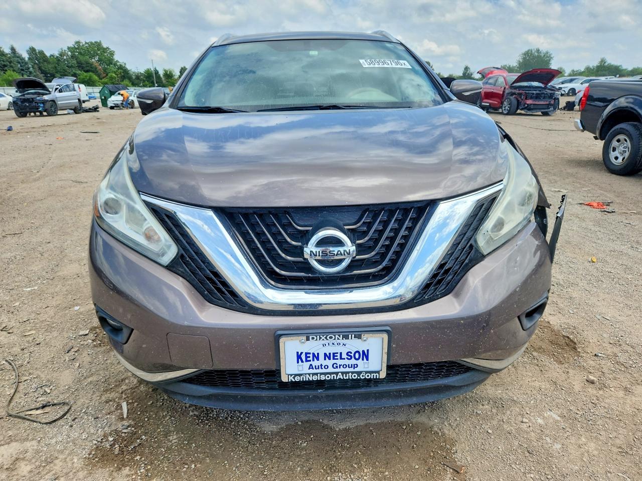 2015 Nissan Murano S Gray vin: 5N1AZ2MH1FN268746