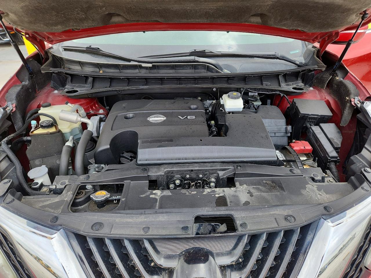 2015 Nissan Murano Sv Red vin: 5N1AZ2MH1FN271985