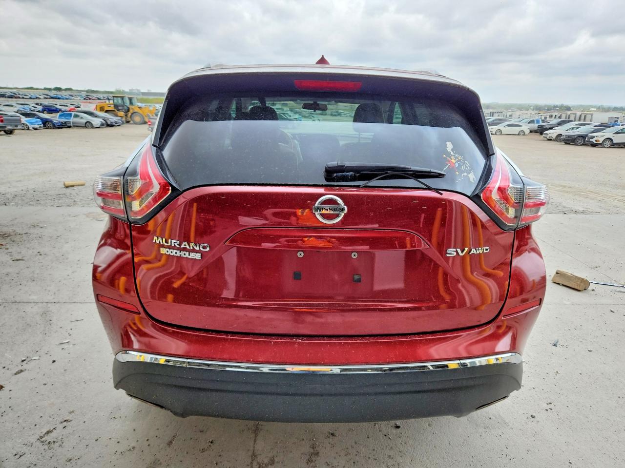 2015 Nissan Murano Sv Red vin: 5N1AZ2MH1FN271985