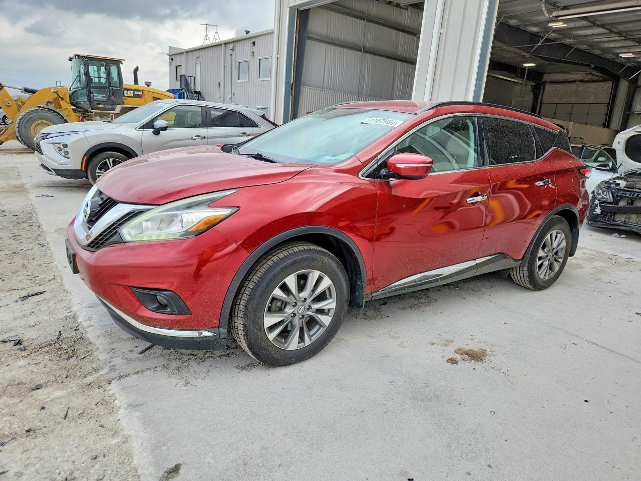 2015 Nissan Murano Sv Red vin: 5N1AZ2MH1FN271985