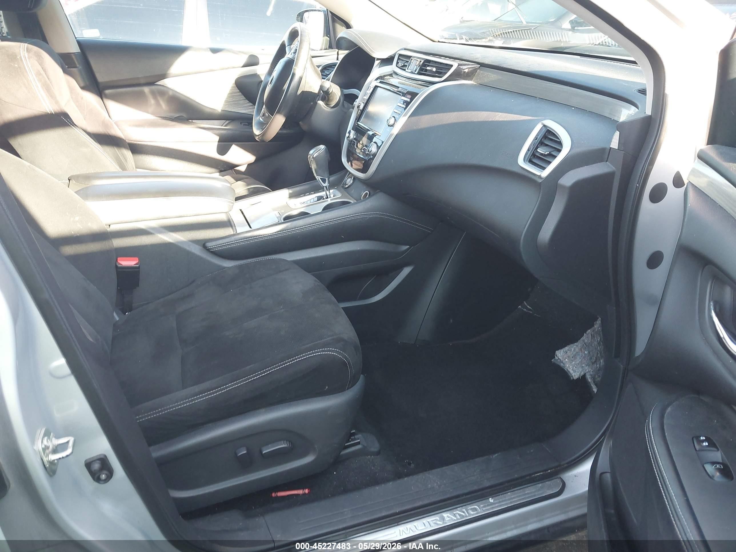 2015 Nissan Murano Sv Silver vin: 5N1AZ2MH1FN274224