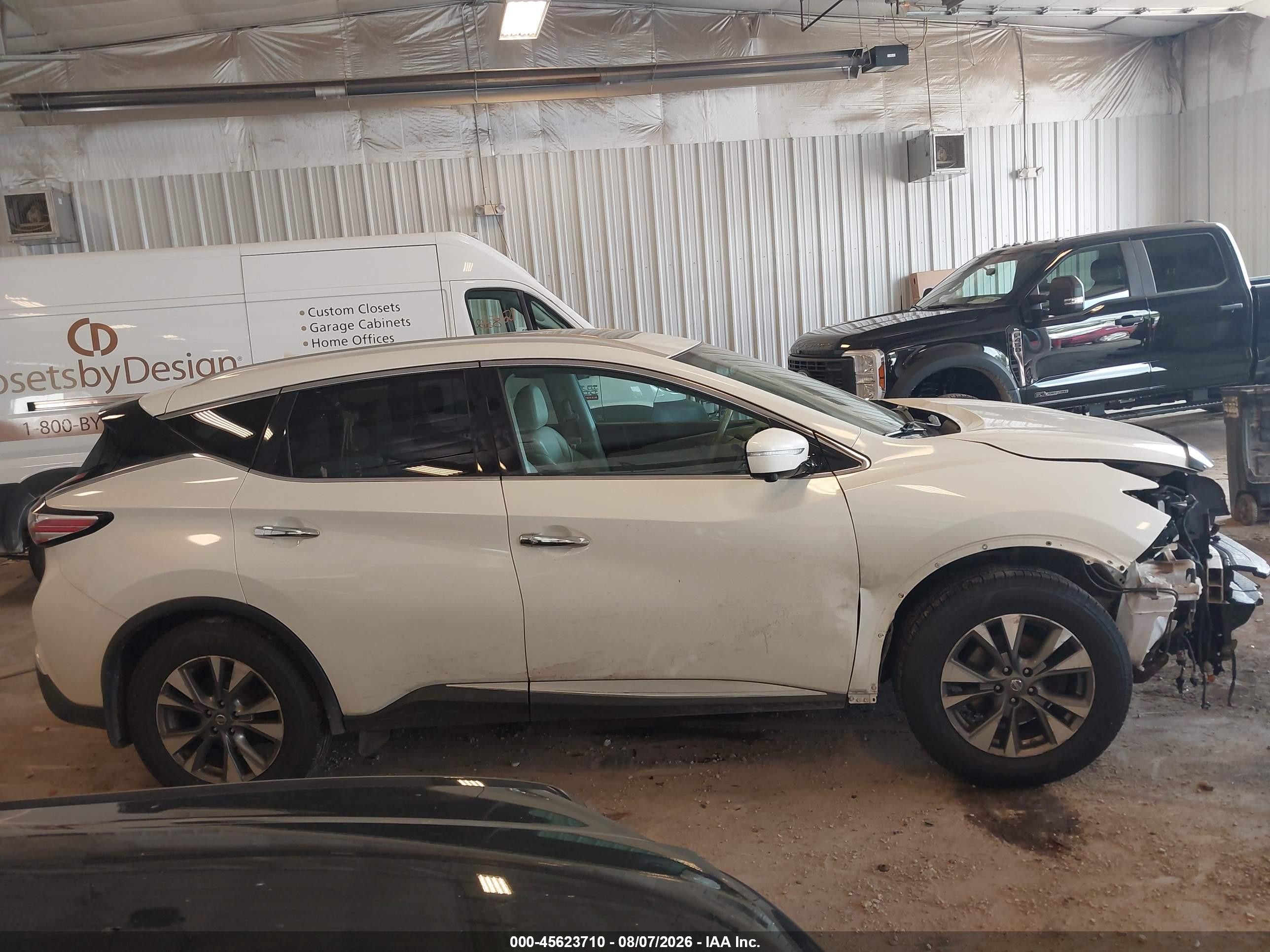 2015 Nissan Murano Platinum/s/sl/sv White vin: 5N1AZ2MH1FN278628