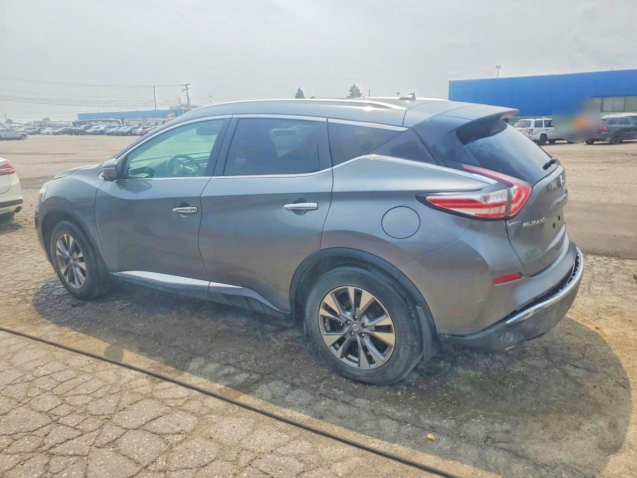 2015 Nissan Murano S Серый vin: 5N1AZ2MH1FN283859