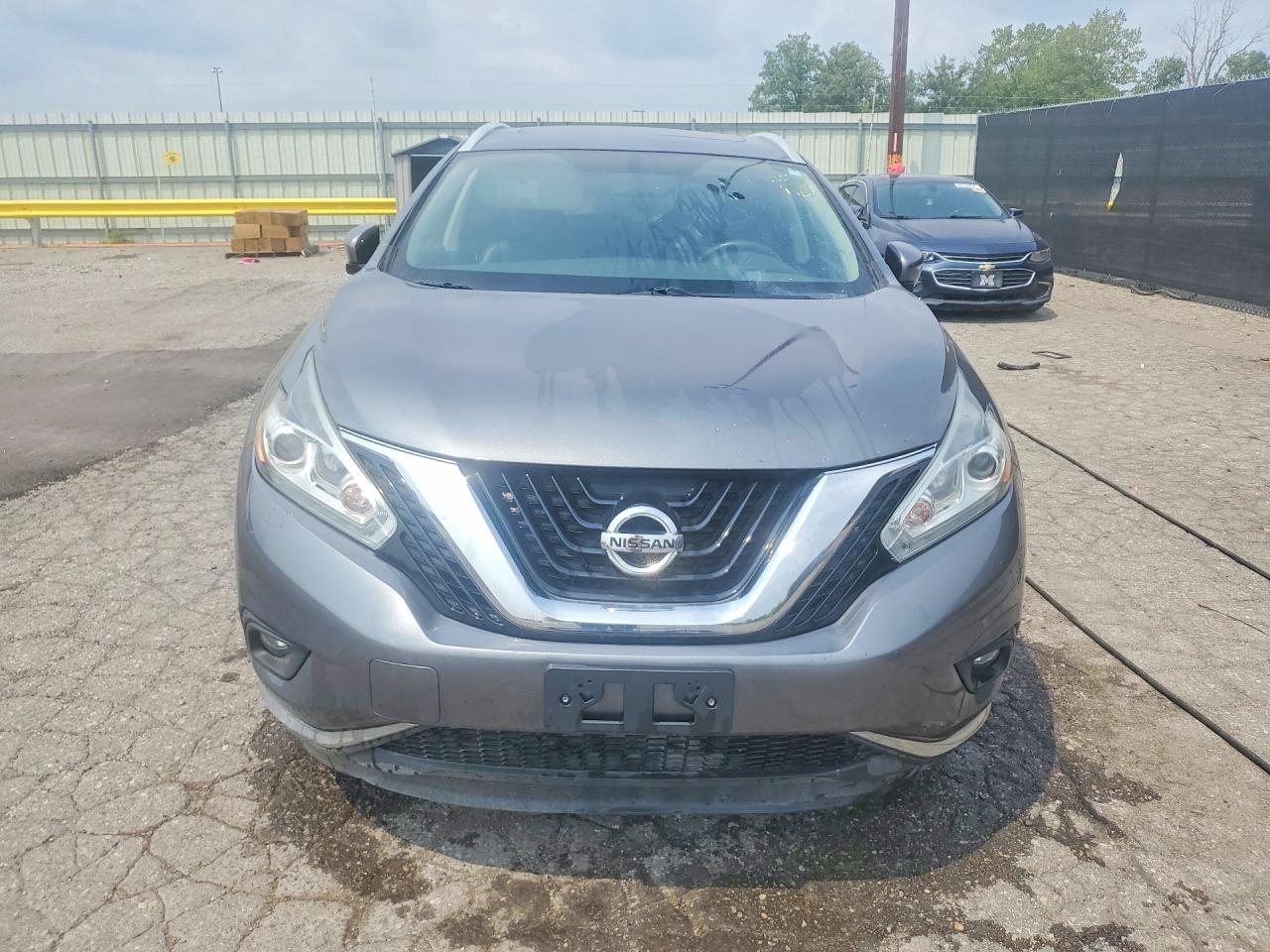 2015 Nissan Murano S Серый vin: 5N1AZ2MH1FN283859