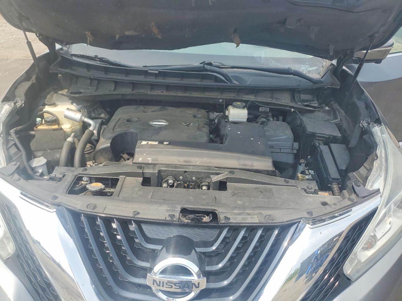 2015 Nissan Murano S Серый vin: 5N1AZ2MH1FN283859