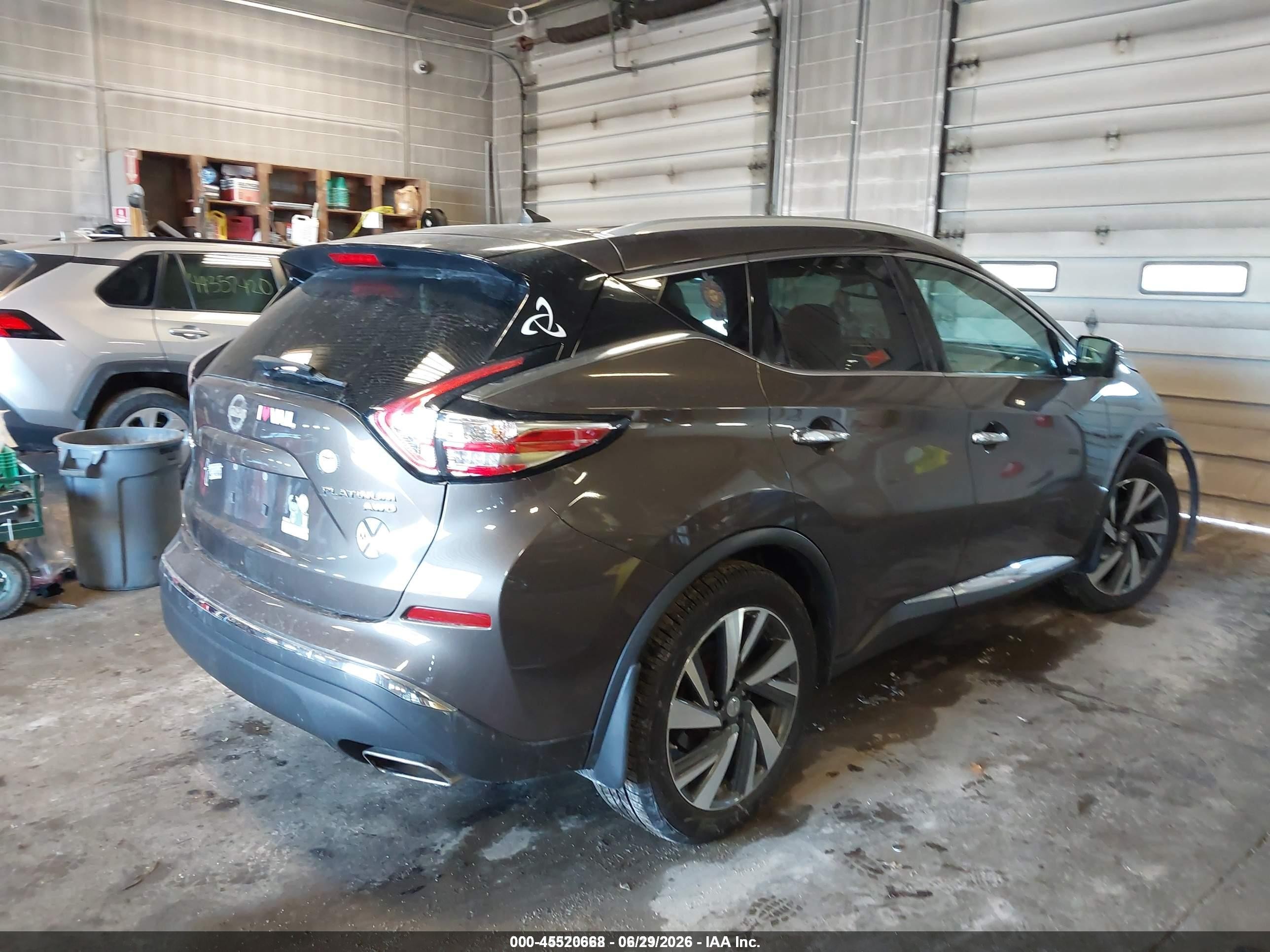 2015 Nissan Murano Platinum Gray vin: 5N1AZ2MH1FN290942