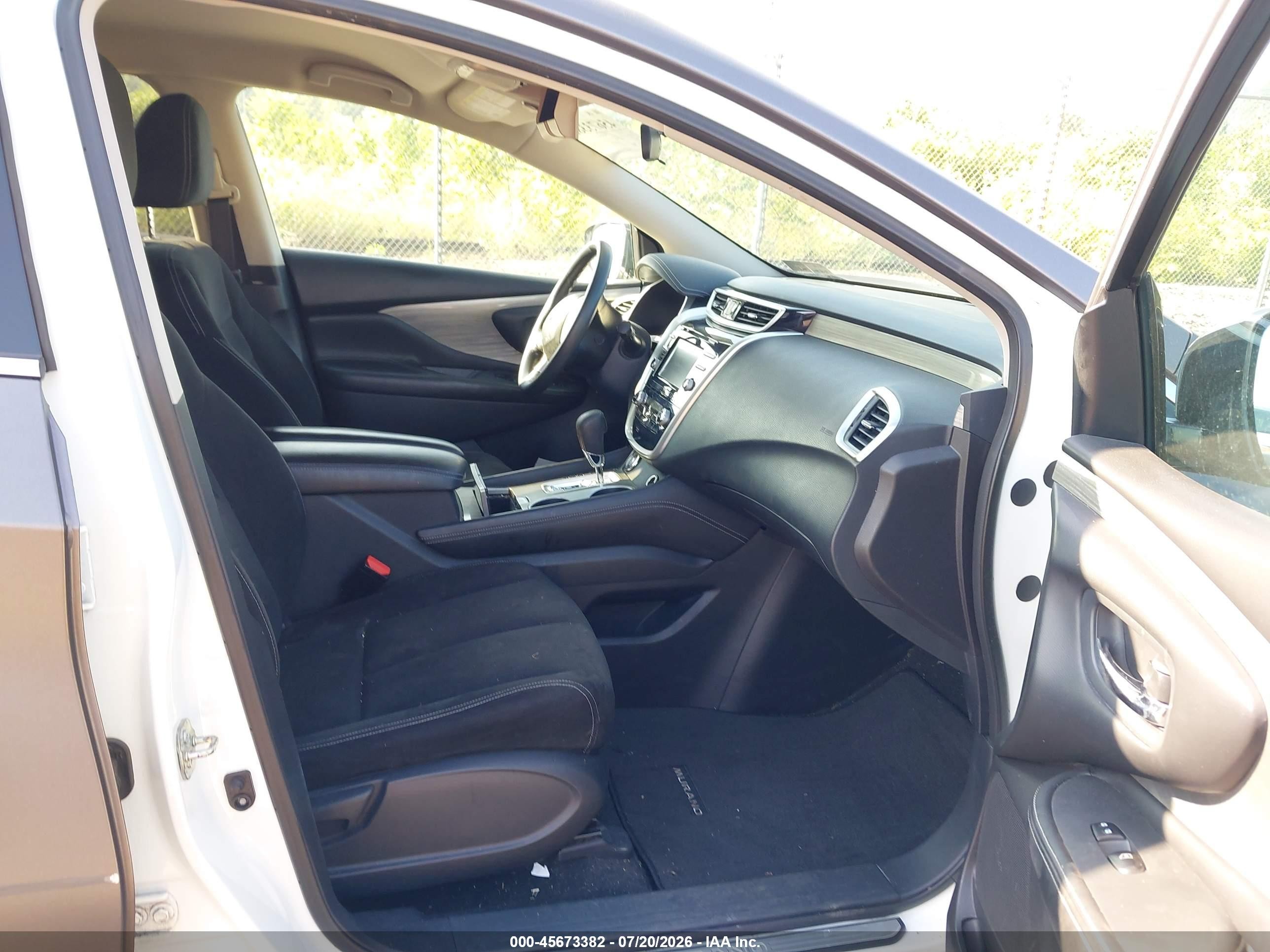 2015 Nissan Murano S Black vin: 5N1AZ2MH1FN292058