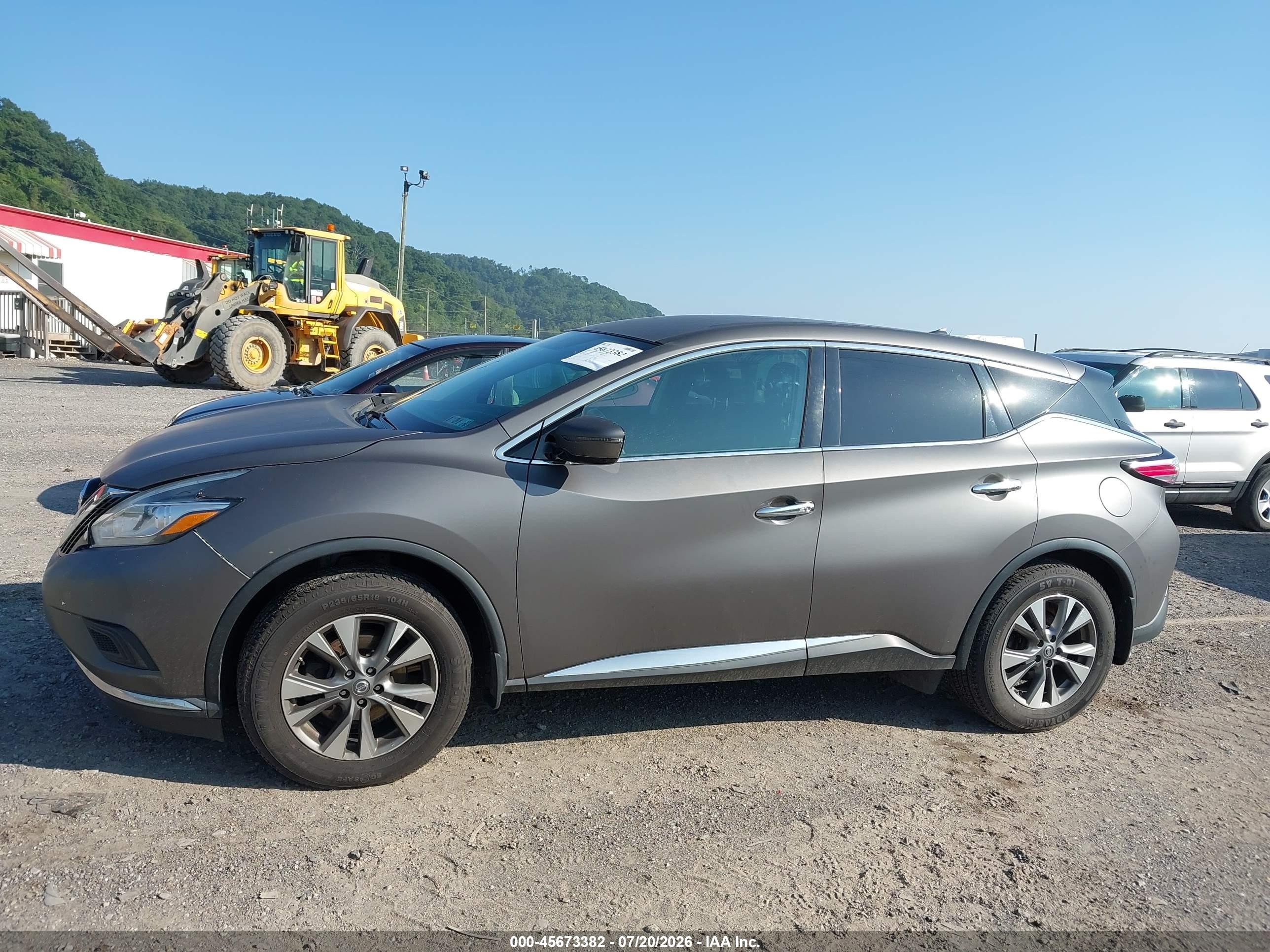 2015 Nissan Murano S Black vin: 5N1AZ2MH1FN292058